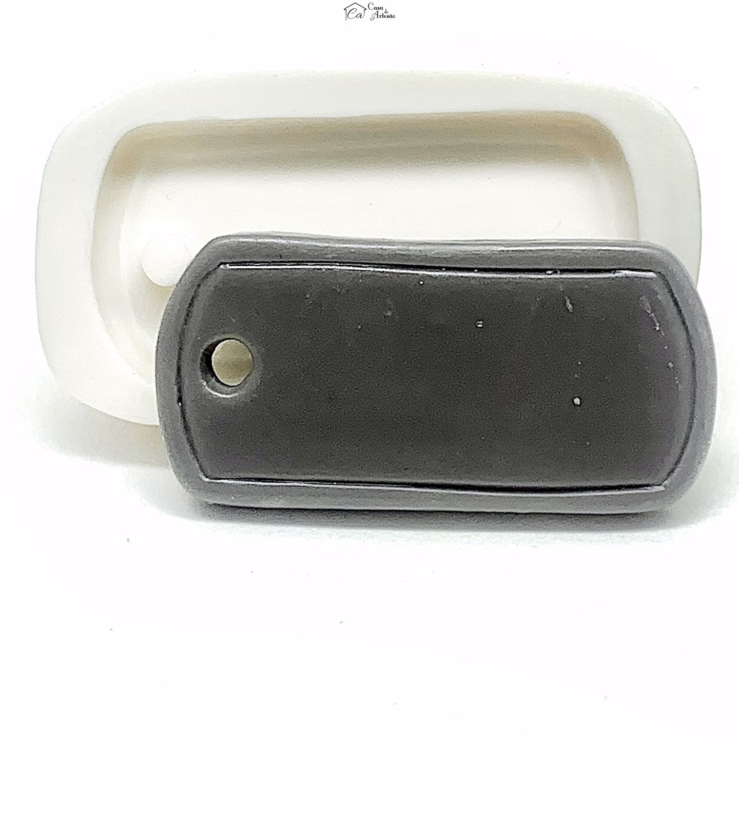 Molde de silicone - Placa Identificação - Media - P1140