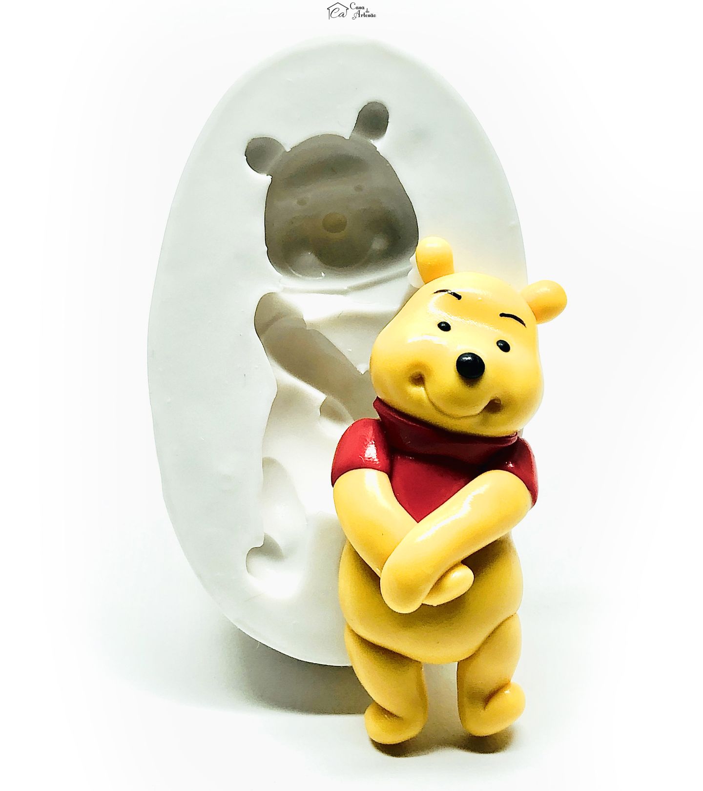 Molde de silicone - Urso Pooh - Pooh - Grande - P997