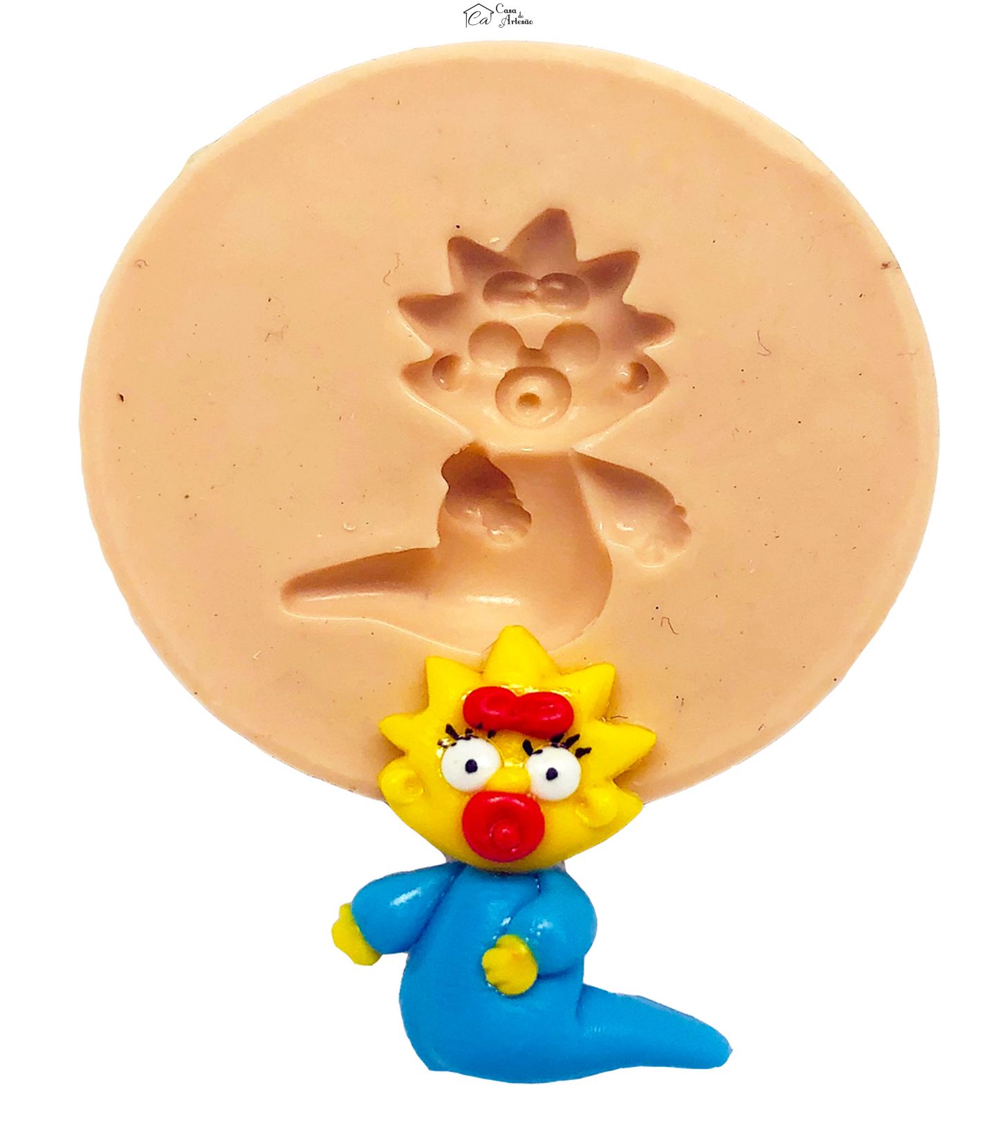 Molde de silicone - Simpsons - Maggie - Pequena - P820