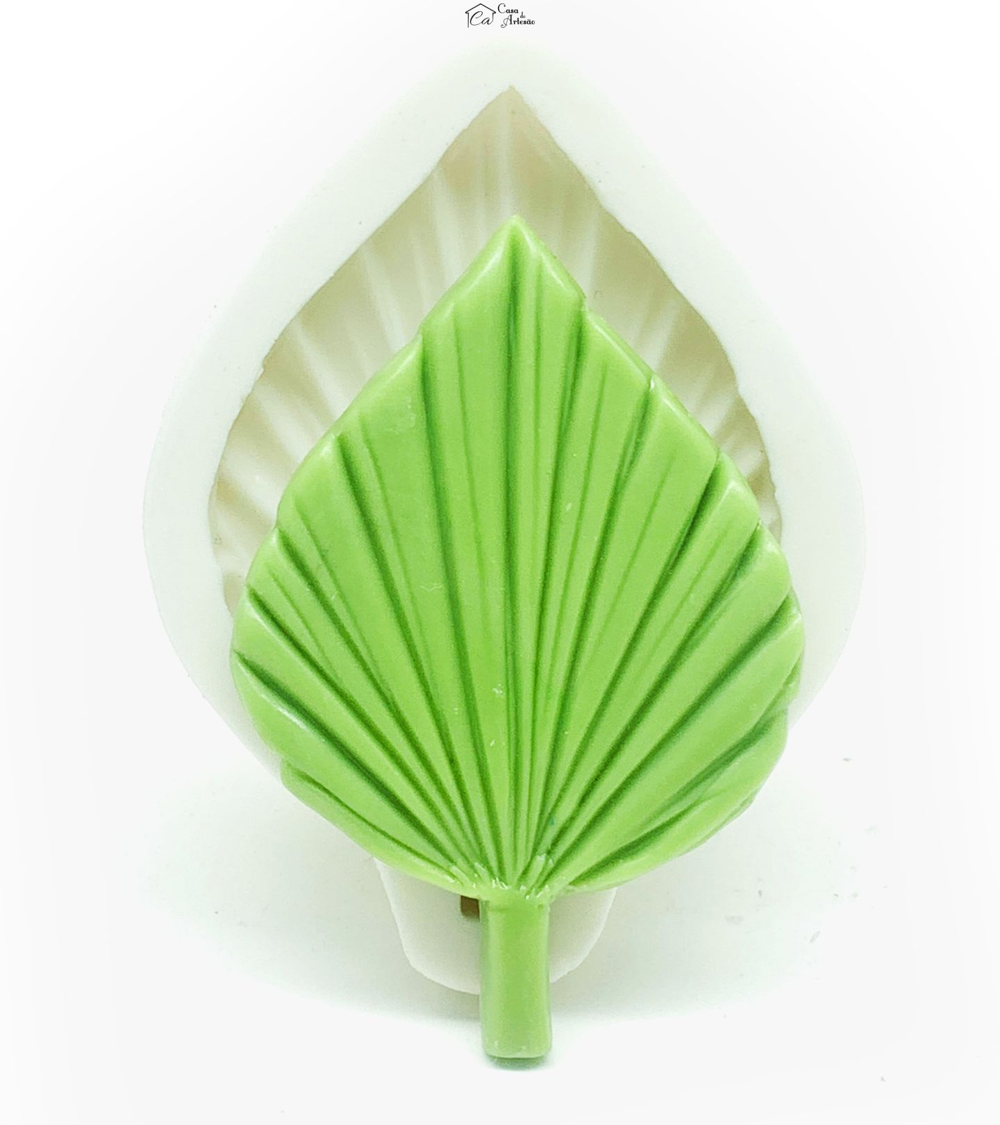 Molde de silicone - Arvore - Folha Palmeira - Media - P1140