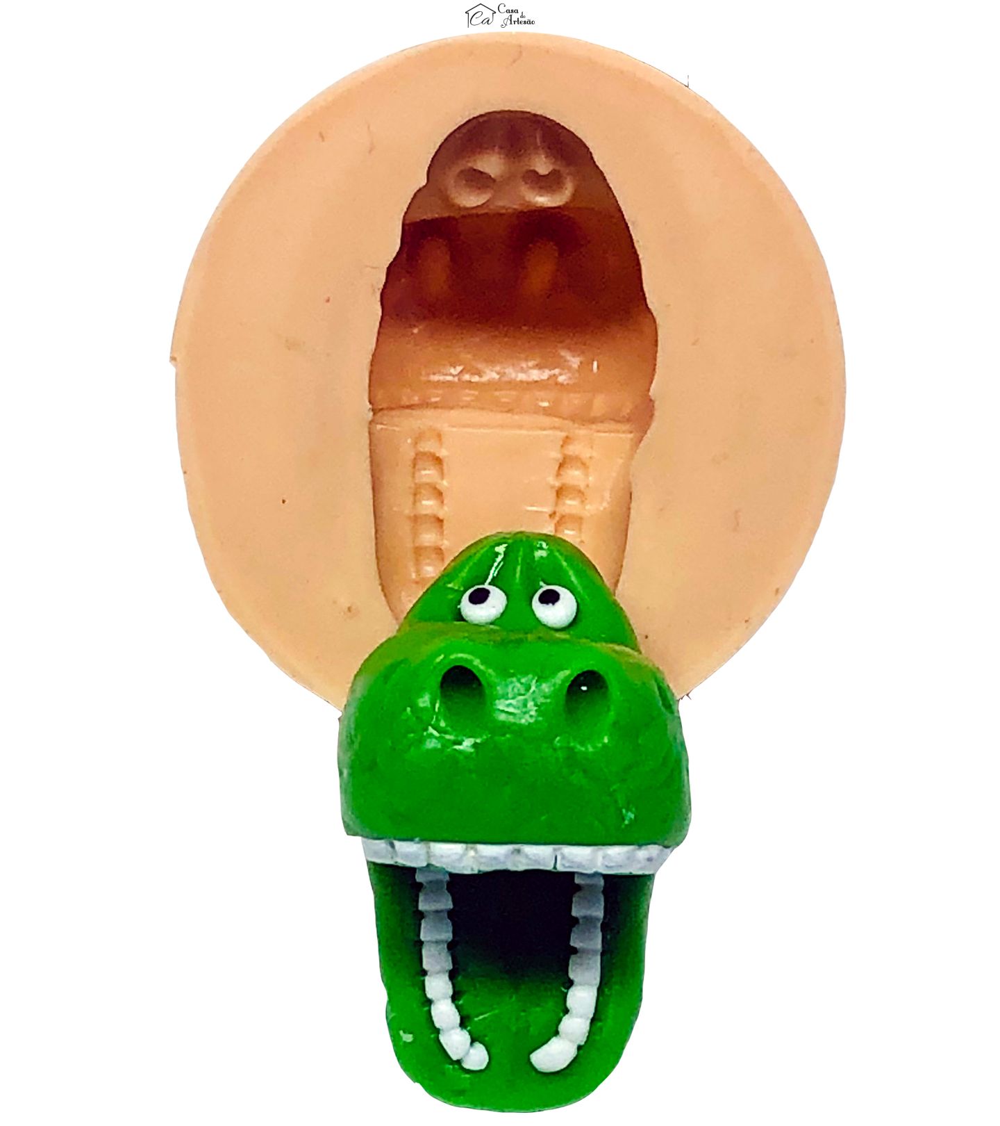 Molde de silicone - Toy Story - Rosto Rex - Medio - P646