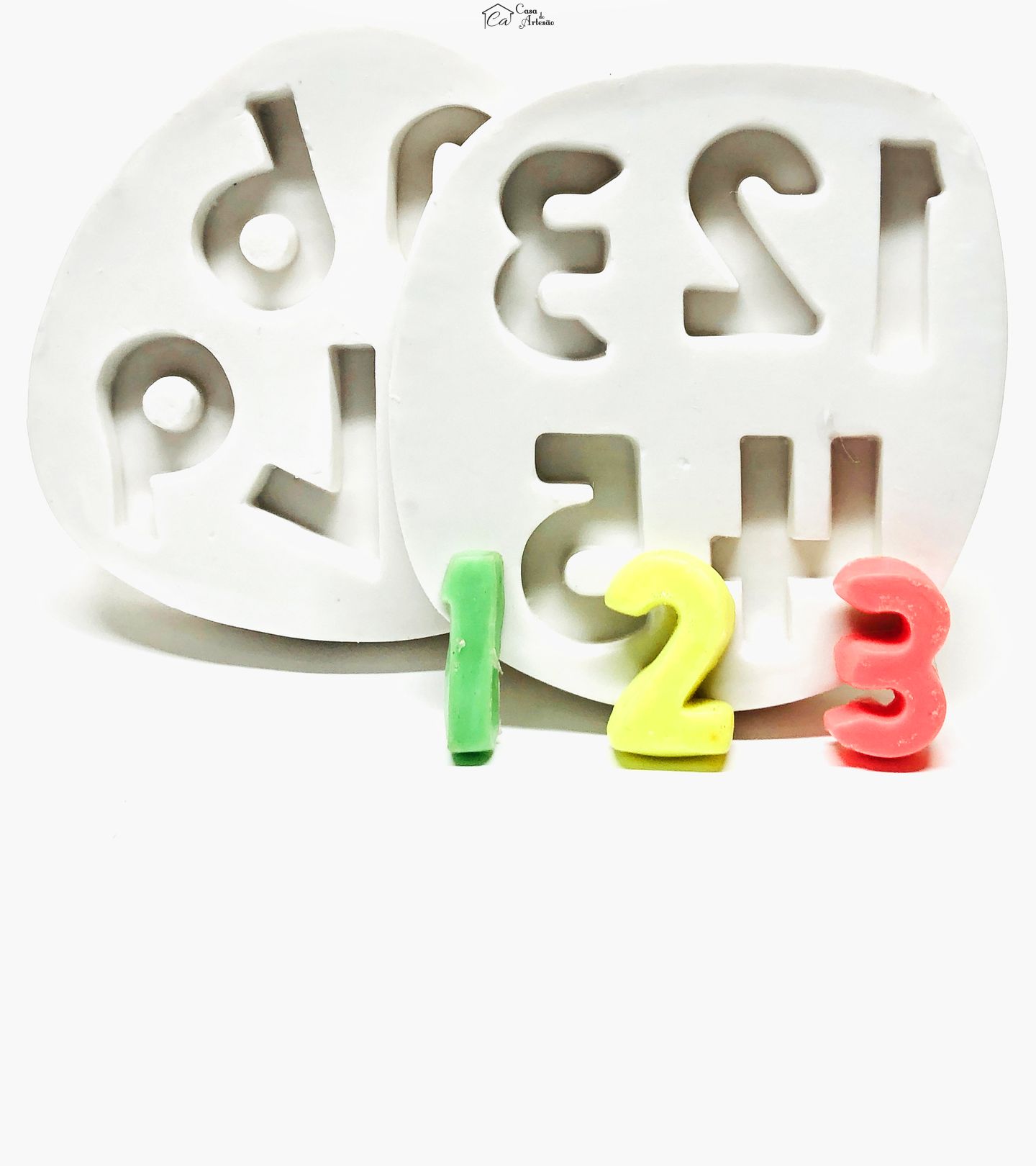 Molde de silicone - Numeros Grandes