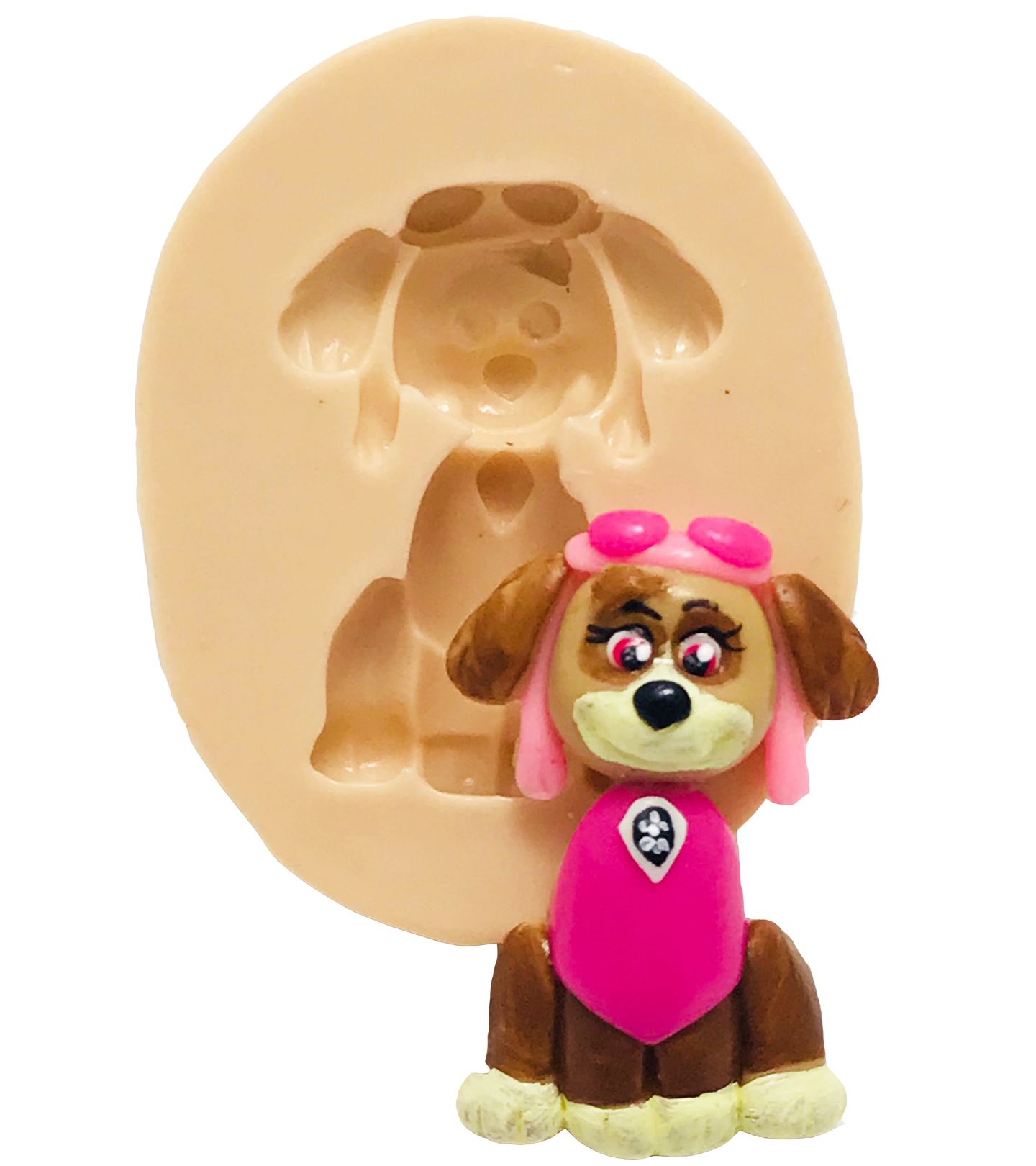 Molde de silicone - Patrulha Canina - Skye - Pequena - P441