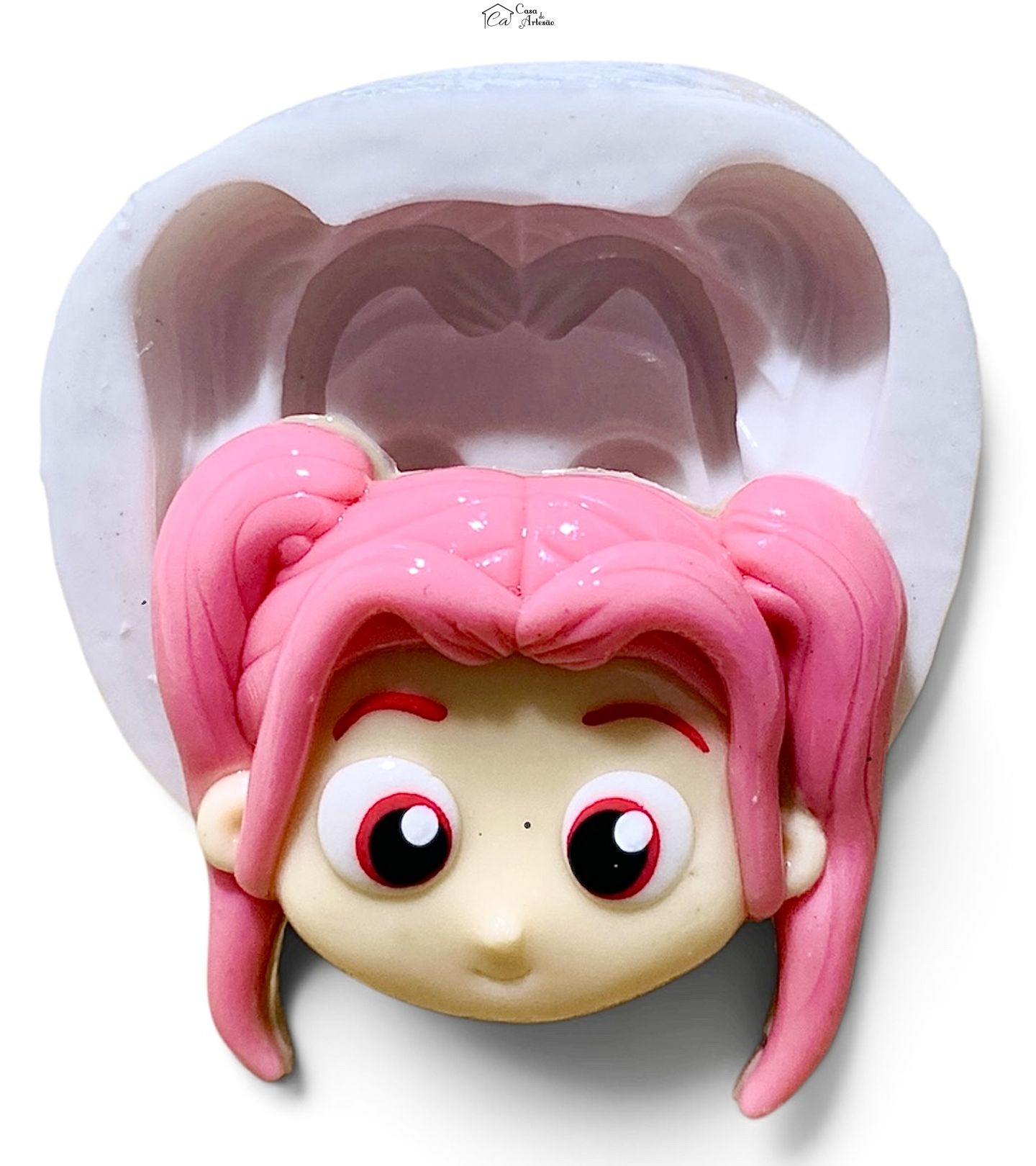Molde de silicone - Guerreiras do K-Pop - Rosto Mira - Medio - P1261
