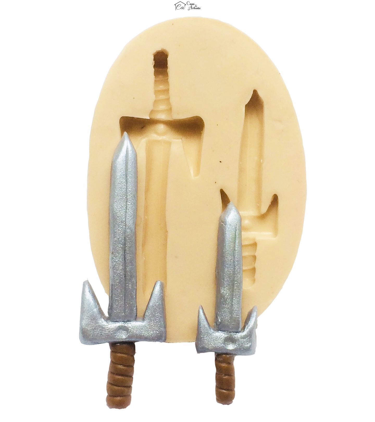 Molde de silicone - Espada - 2 Tamanhos - P214