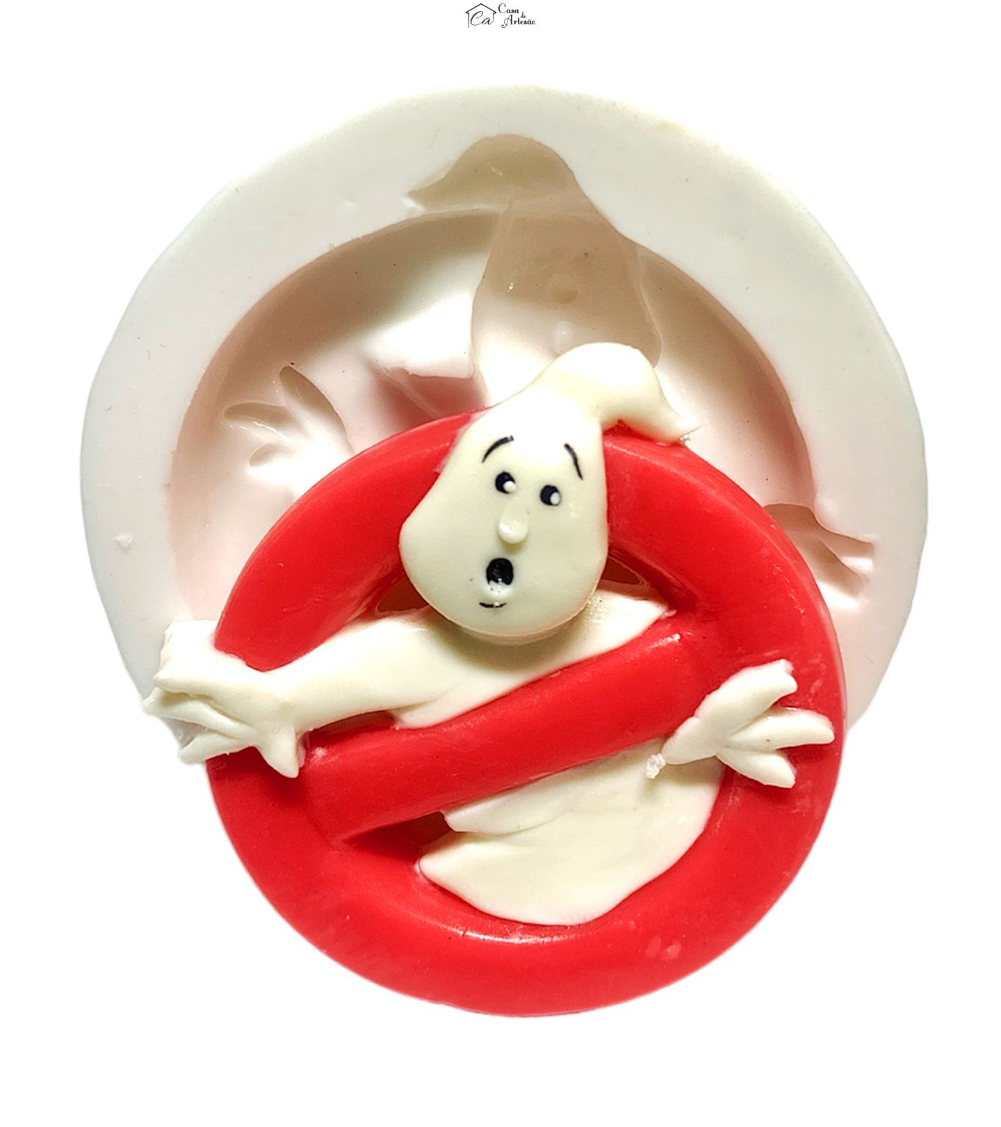 Molde de silicone - Os Caça Fantasmas - Logo - Medio - P1230