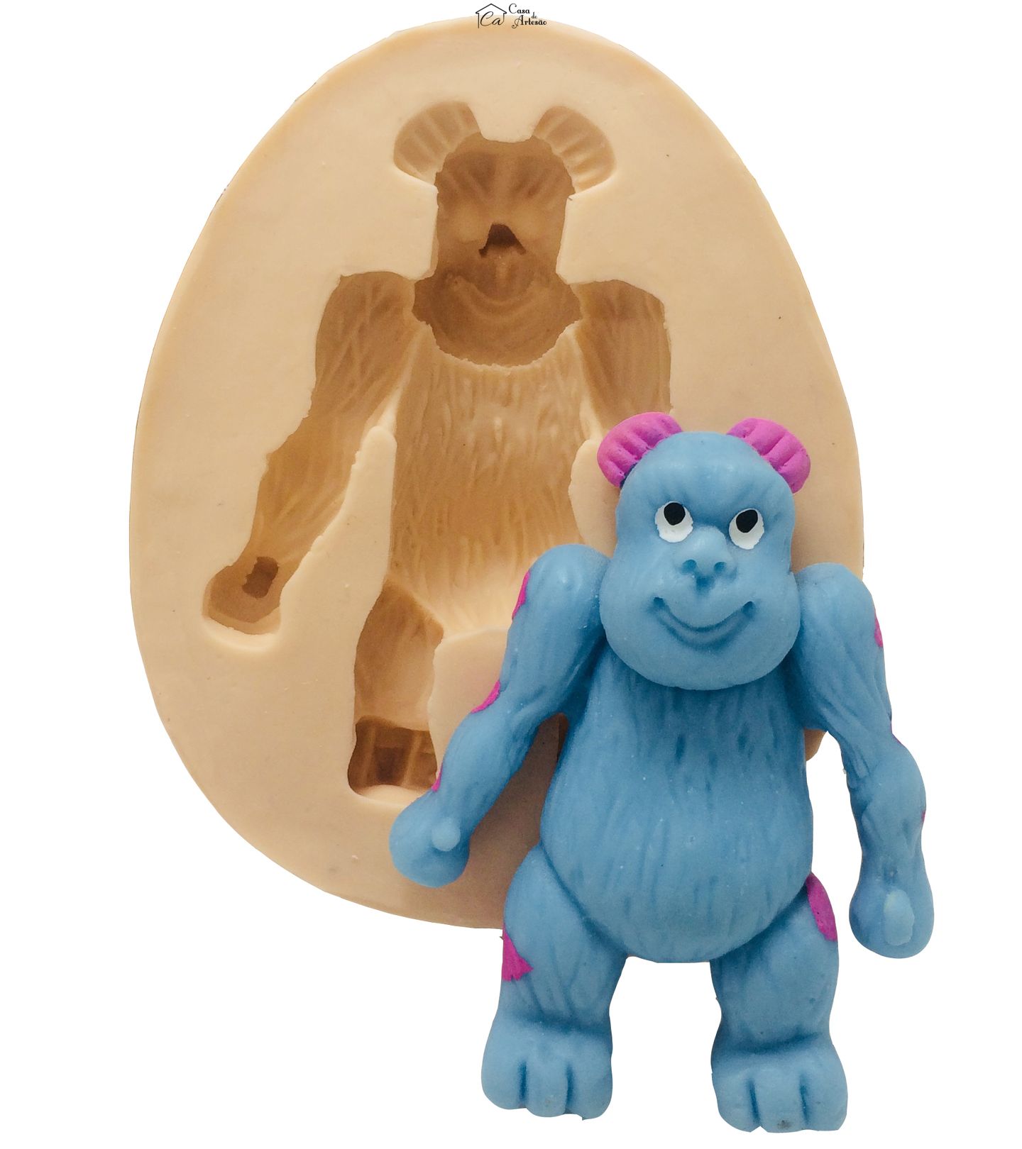 Molde de silicone - Monstros S/A - Sullivan - Mod.02 -  Grande