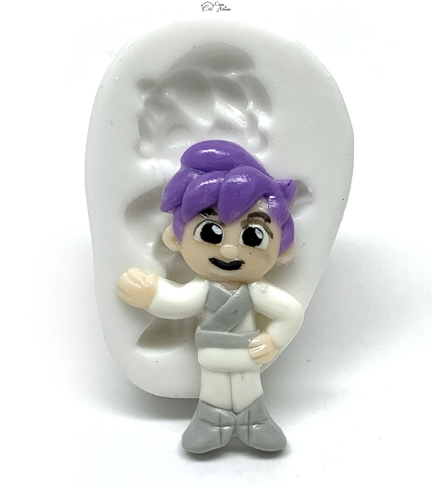 Molde de silicone - Vera e o Reino do Arco Iris - Zee - Pequeno - P1197