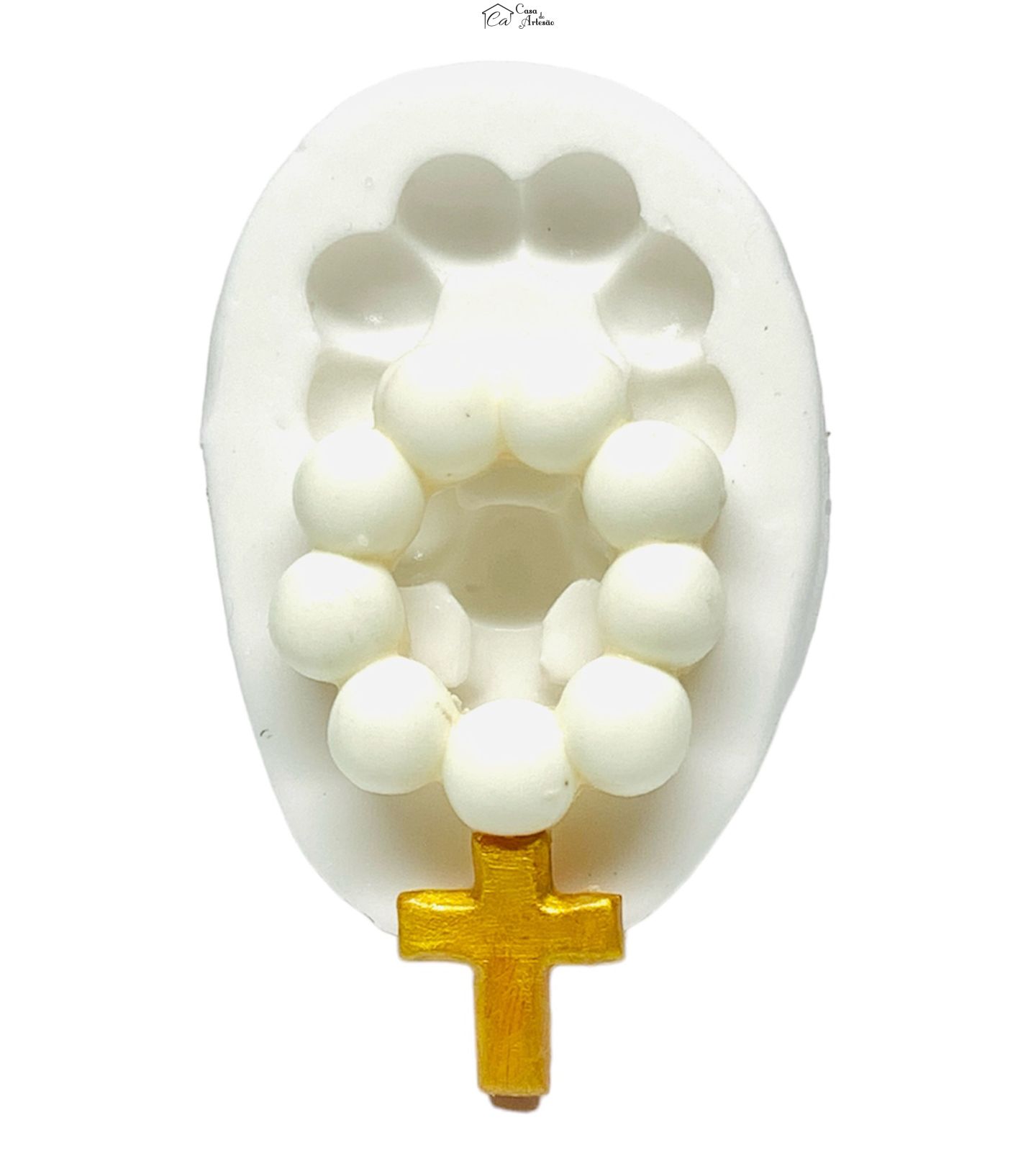 Molde de silicone - Terço - Mod.03 - Grande - P1232