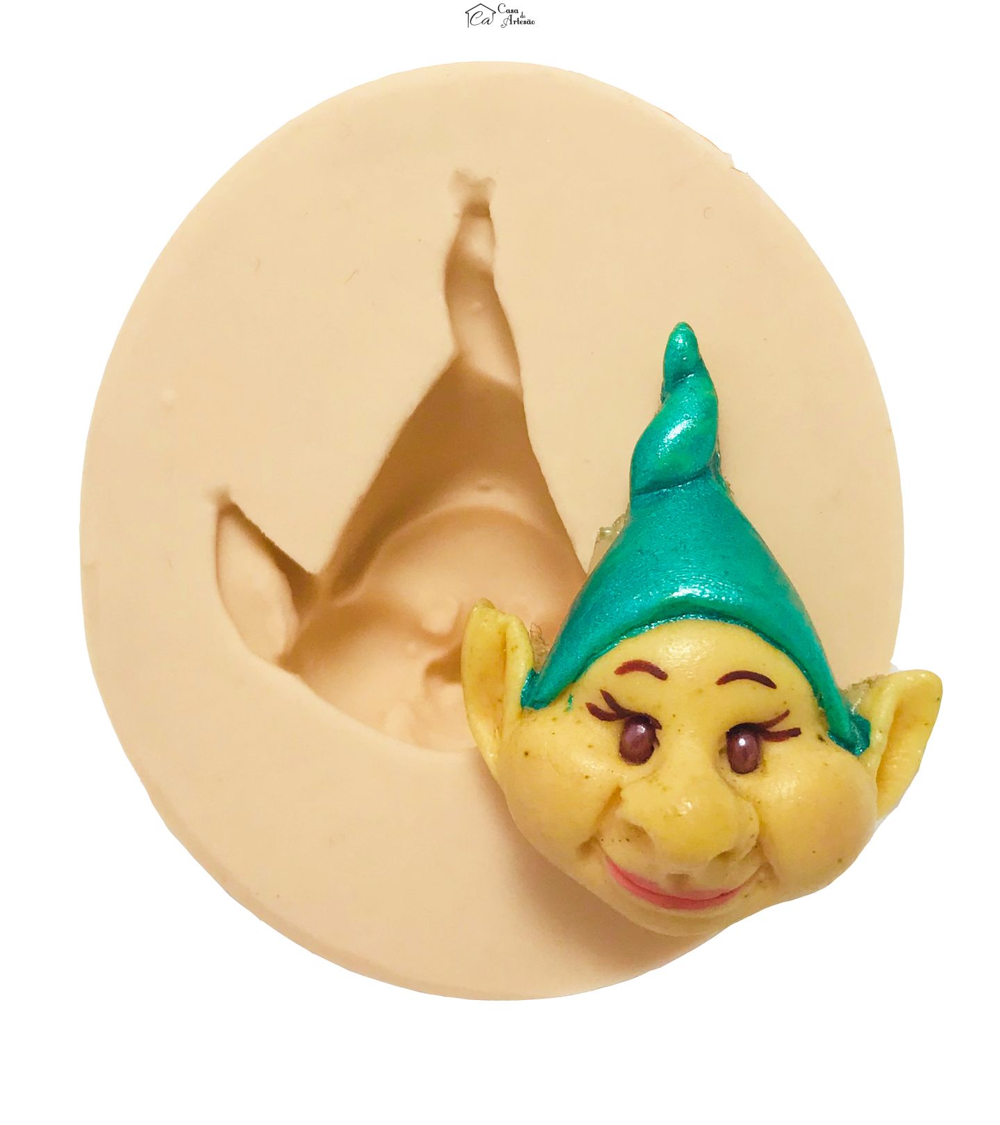 Molde de silicone - Rosto Gnomo