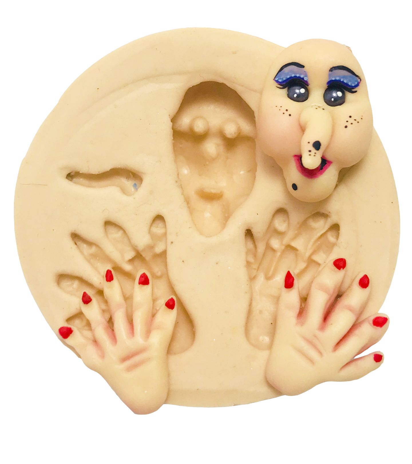 Rosto e Mãos do Mago