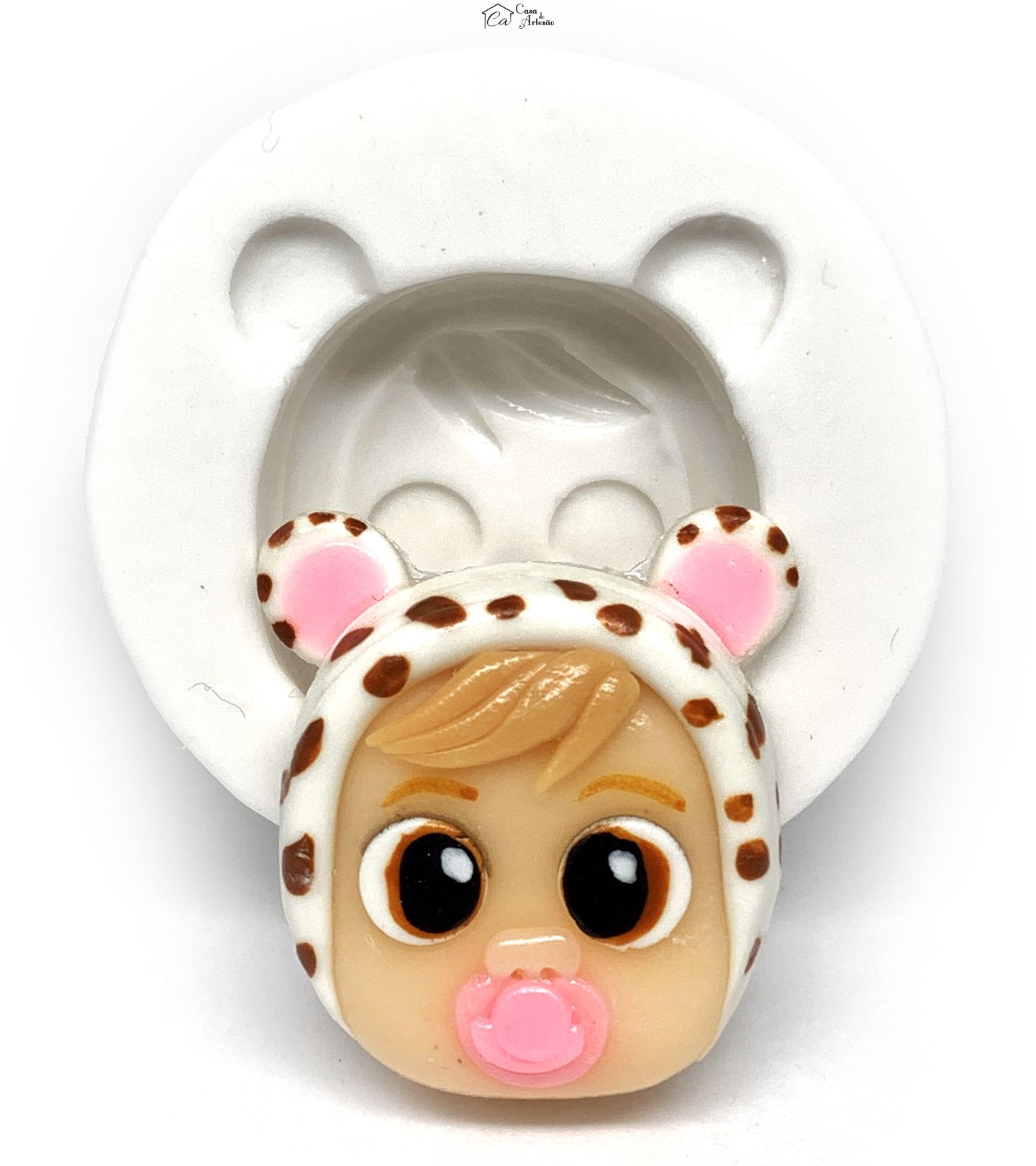 Molde de silicone - Cry Babies - Rosto Lea - Medio - P1184