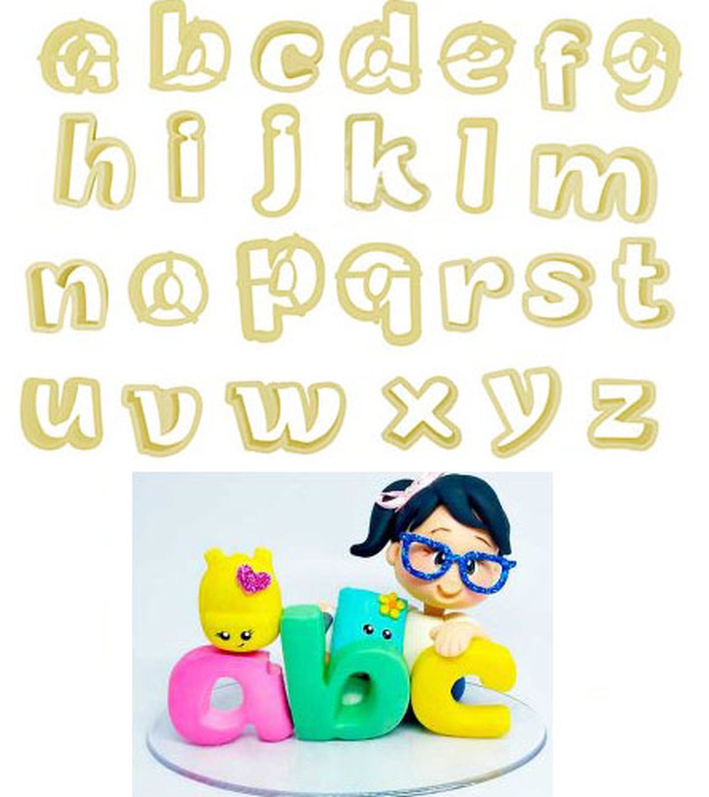 Cortador Blue Star - Letras Minusculas 3,5 cm - Cod. 6559