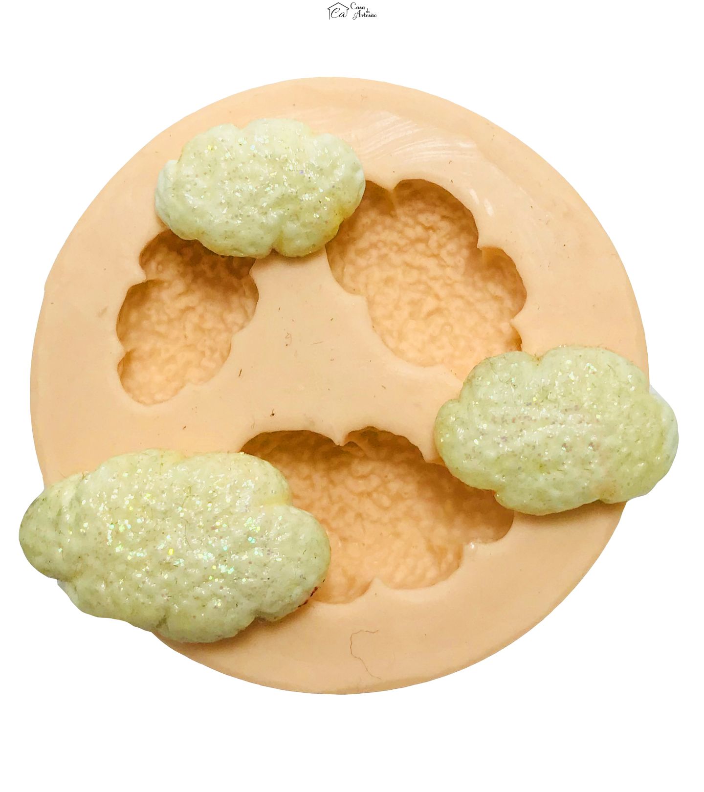 Molde de silicone - Nuvem