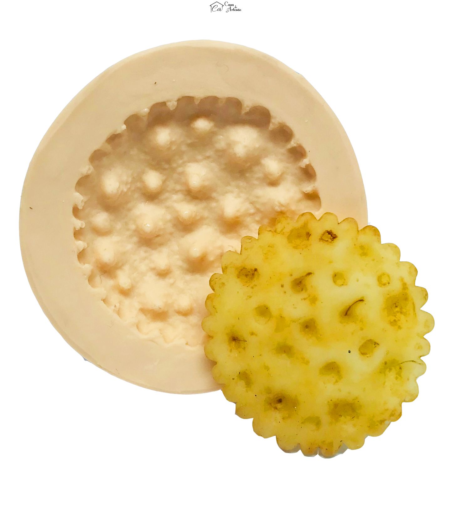 Molde de silicone - Bolacha Redonda