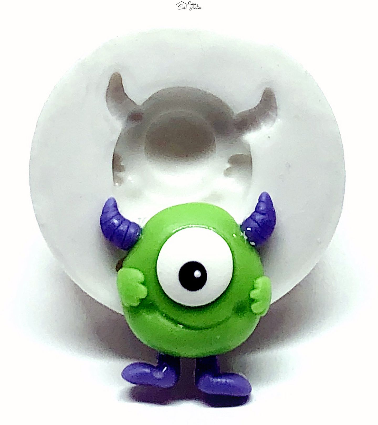 Molde de silicone - Monstrinhos - Mod.05 - Pequeno - P1015