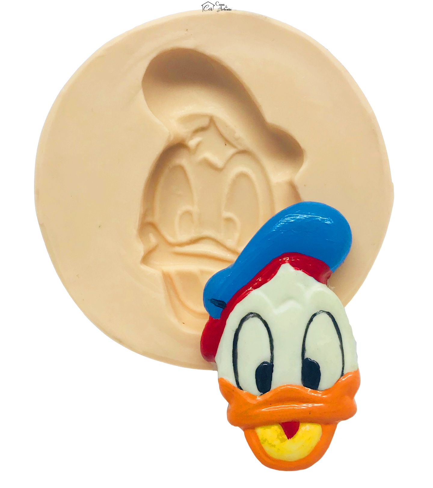 Molde de silicone - Rosto Donald