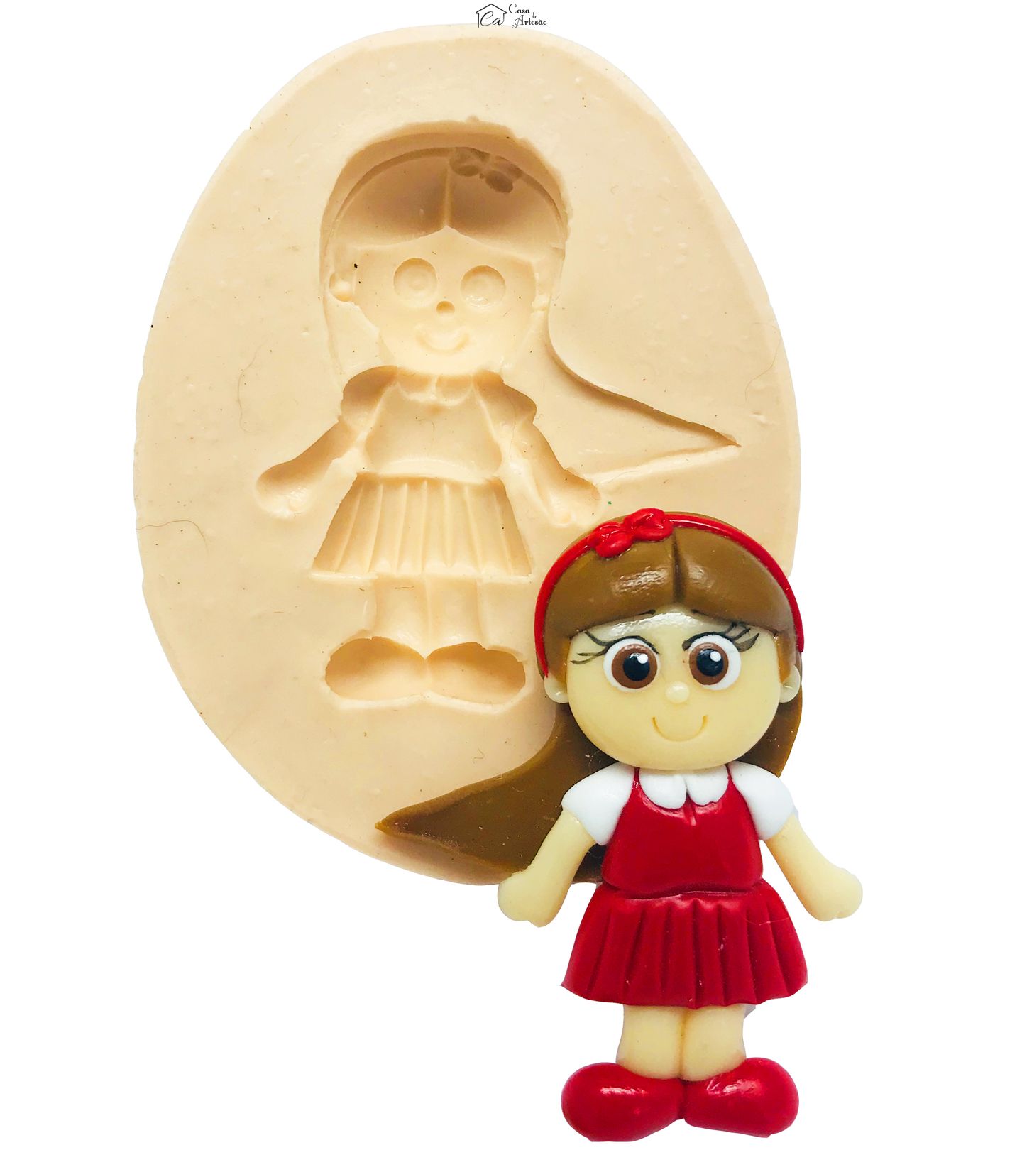 Molde de silicone - Sitio do Pica Pau Amarelo - Narizinho - Grande - P492