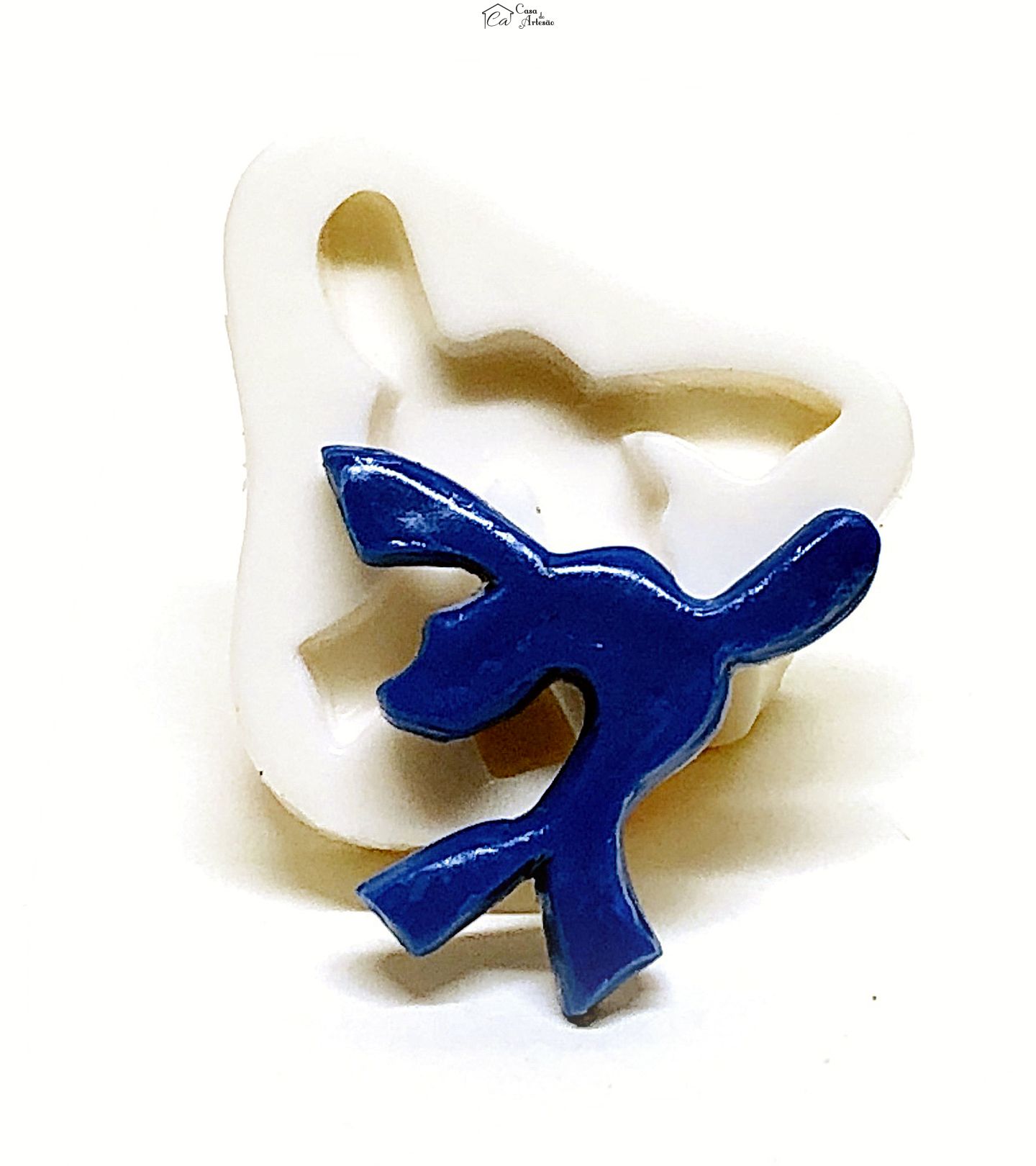 Molde de silicone - Os Aventureiros - Logo Foca - Pequena - P1104