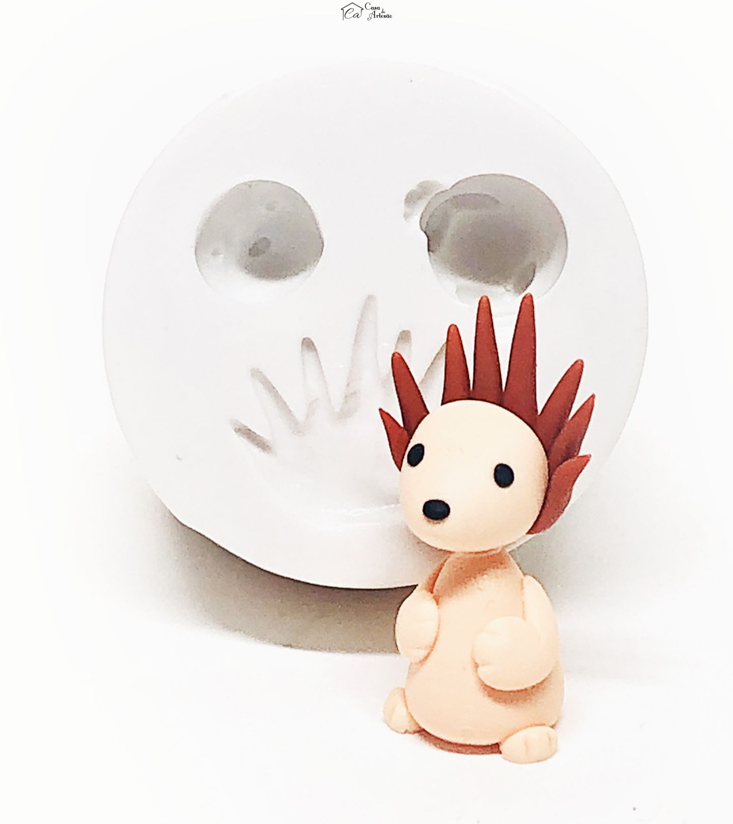 Molde de silicone - Porco Espinho - Medio - P659