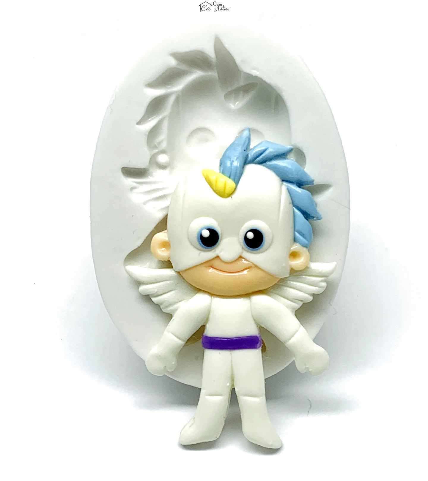 Molde de silicone - Os Aventureiros - Aventureiro Branco - Grande - P1217