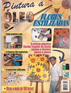 Revista - Ed.Escala - Pintura A Oleo - Flores Estilizadas