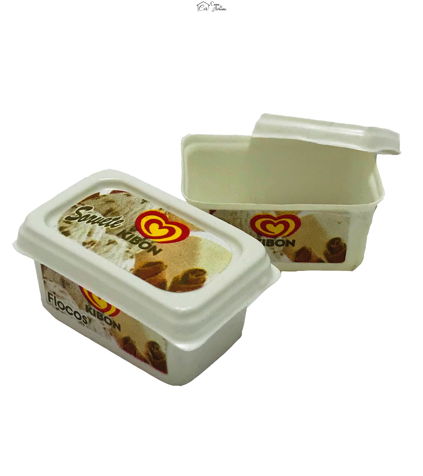 Miniaturas - Sorvete Kibon Pote 2 Litros  - Emb c/ 05