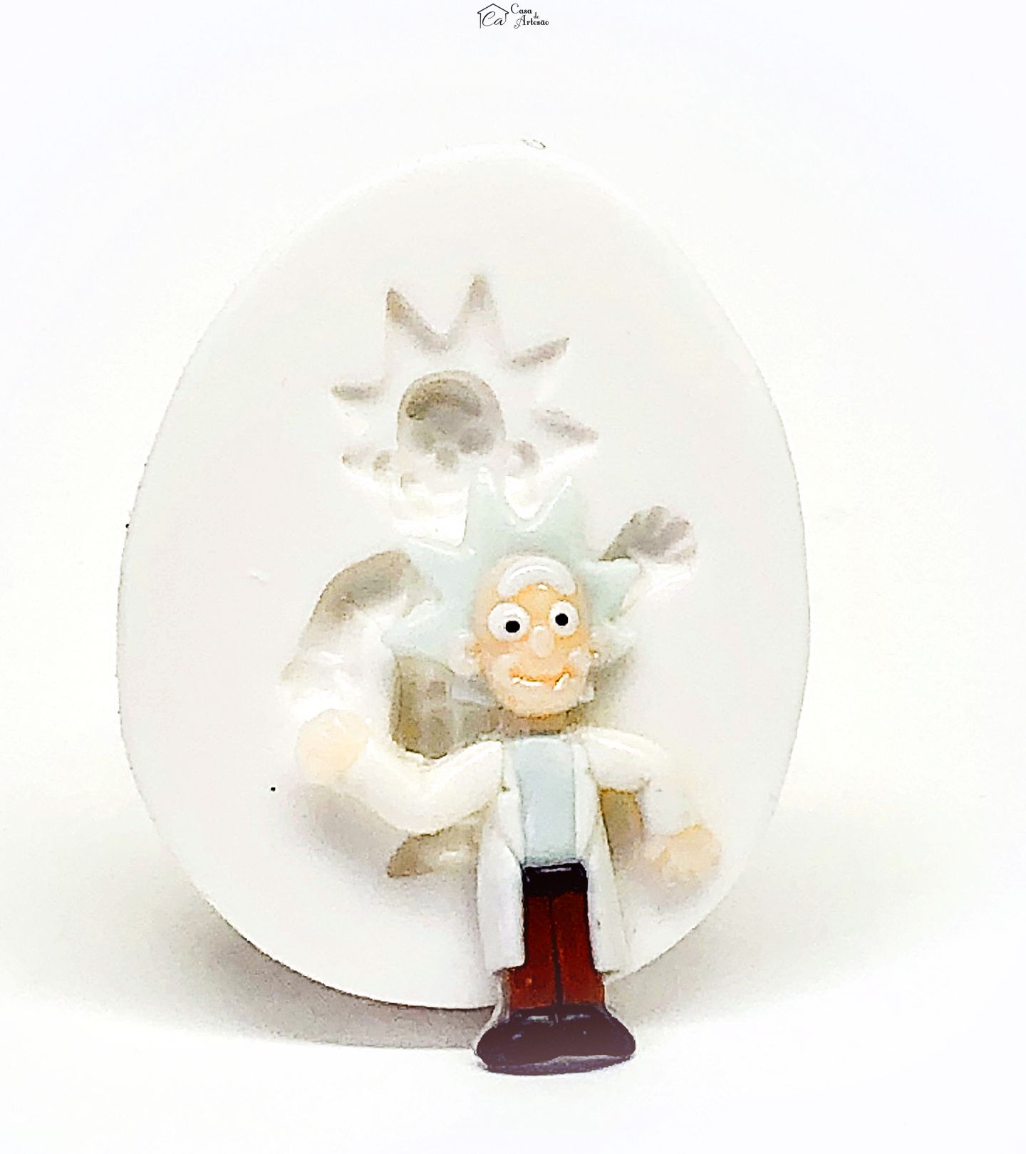 Molde de silicone - Rick e Morty - Rick - Pequeno - P1117