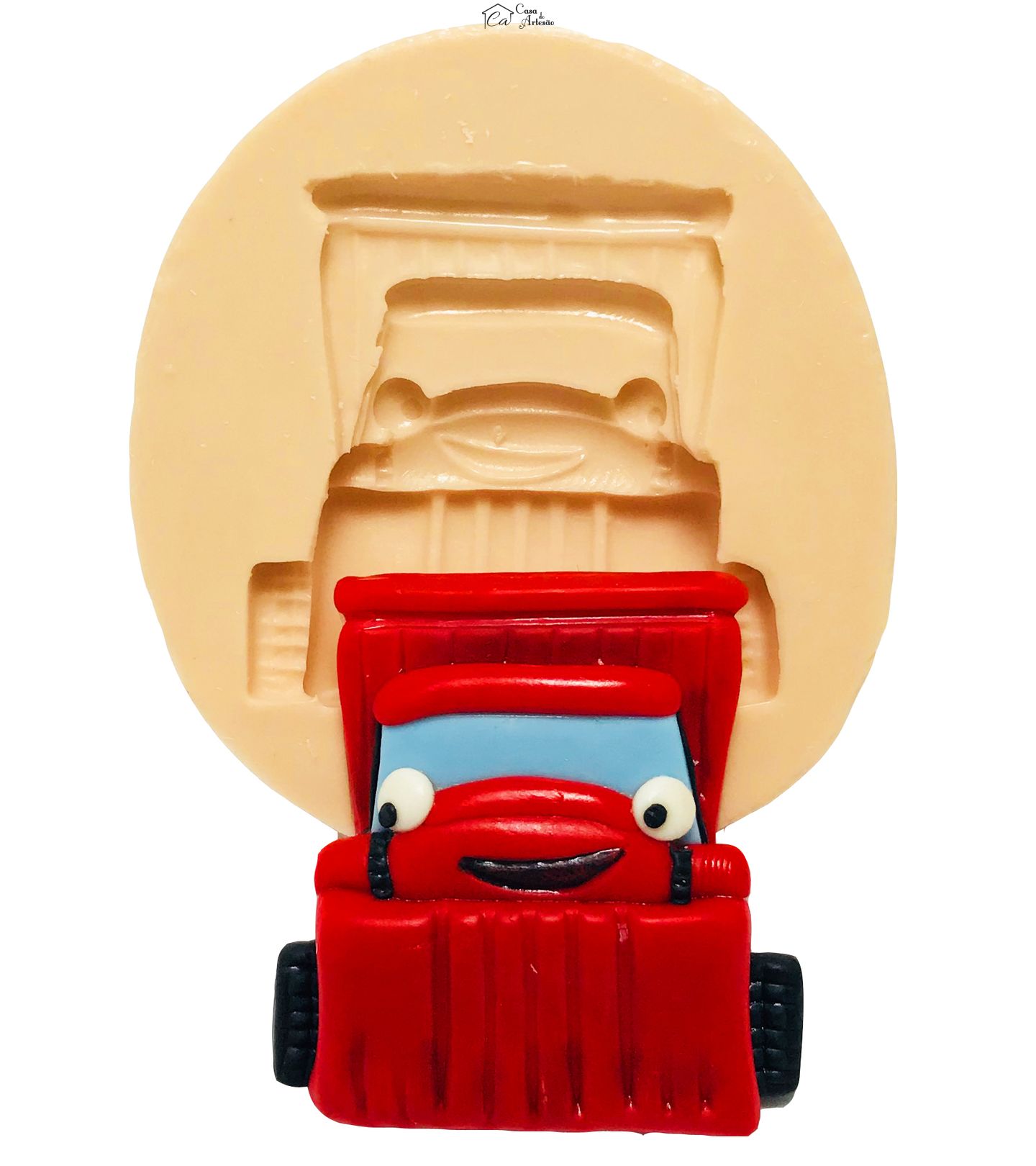 Molde de silicone - Bob Construtor - Muck - Medio - P422