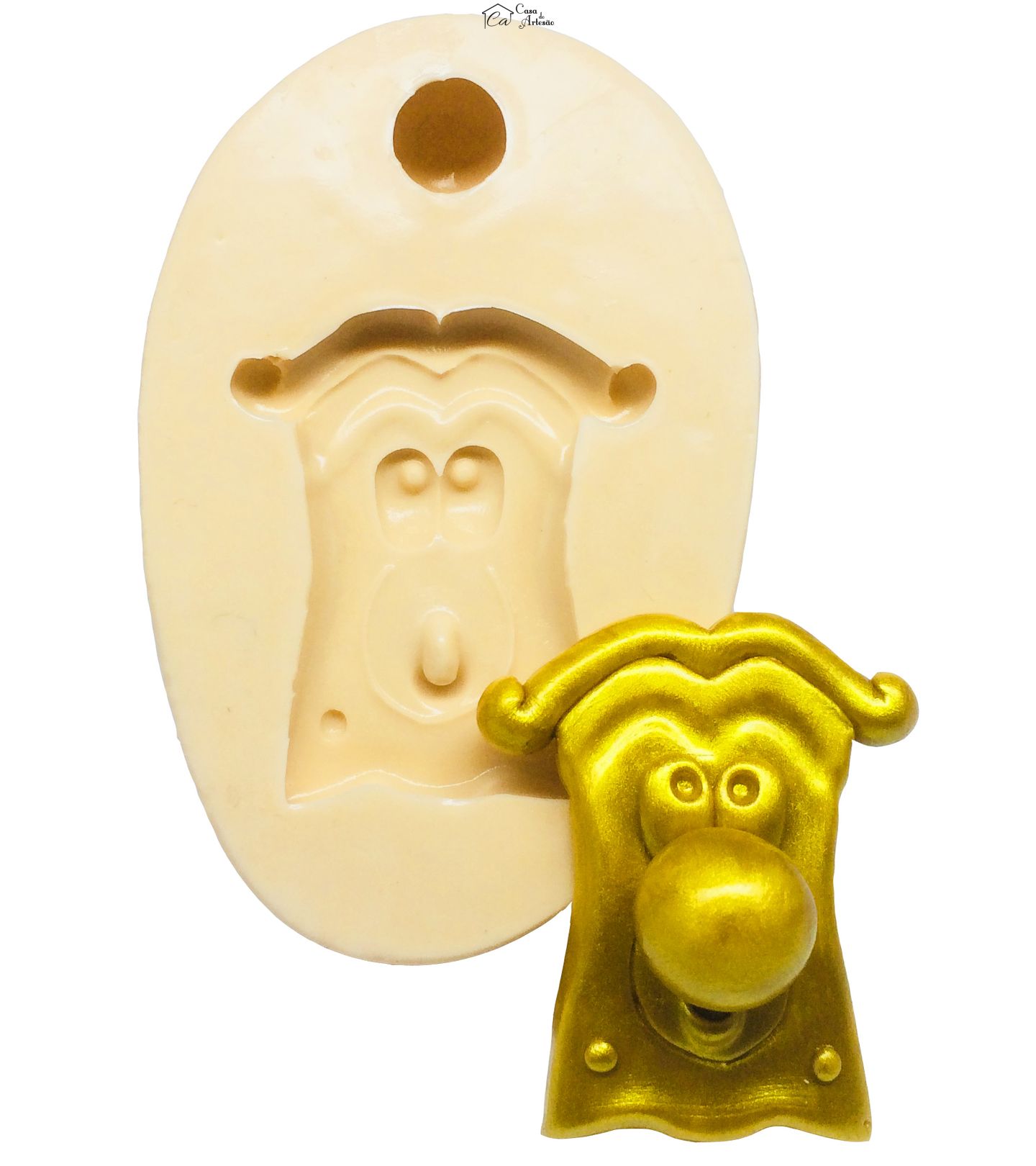 Molde de silicone - Alice no País das Maravilhas - Fechadura Grande - P267