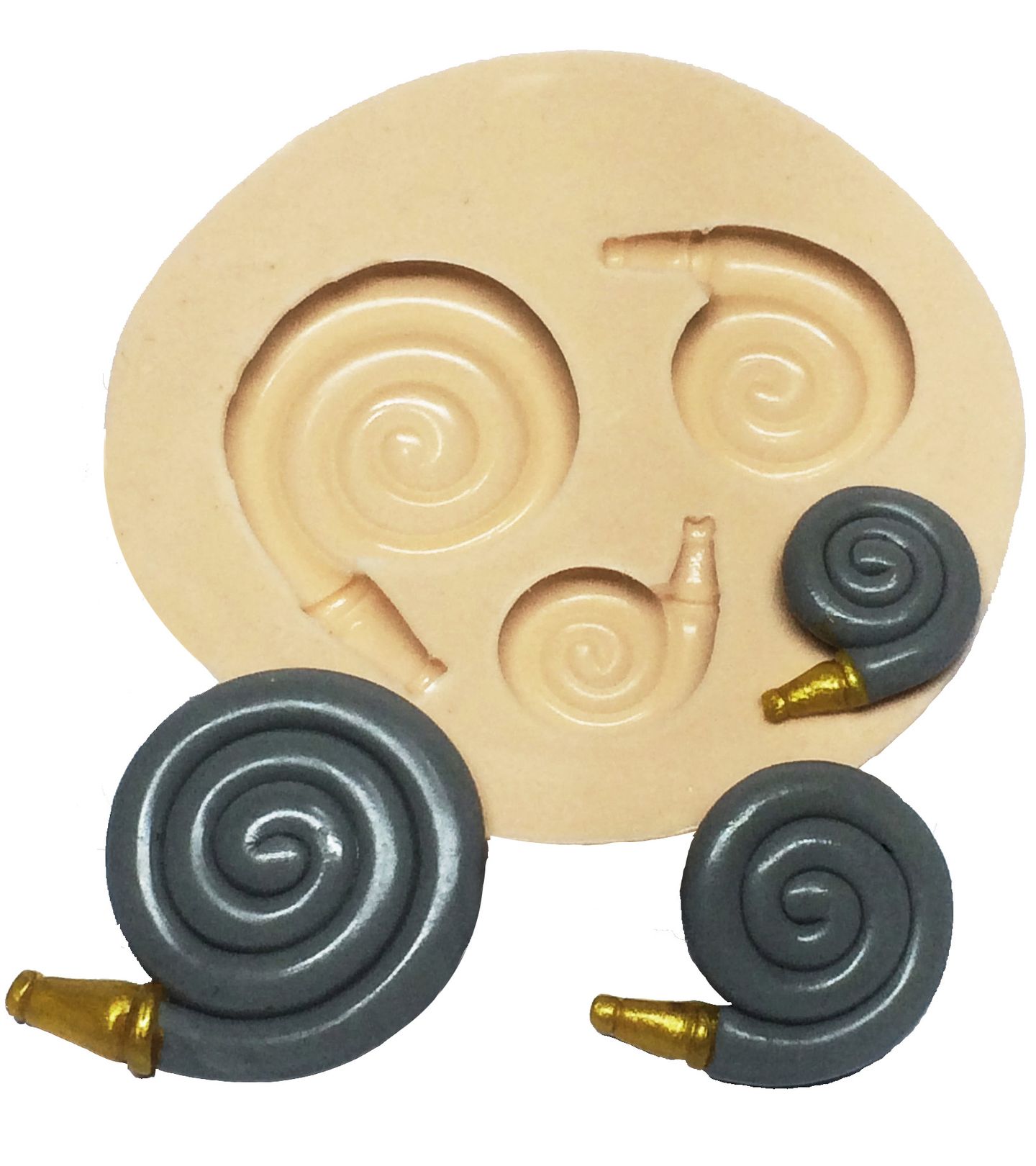 Molde de silicone - Bombeiros - Mangueira 03 Tamanhos - P249