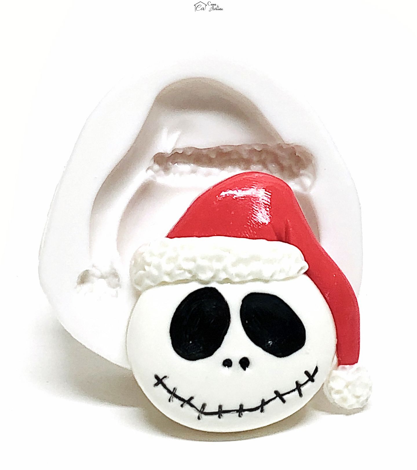 Molde de silicone - O Estranho Mundo de Jack - Rosto Jack - Medio - P1107