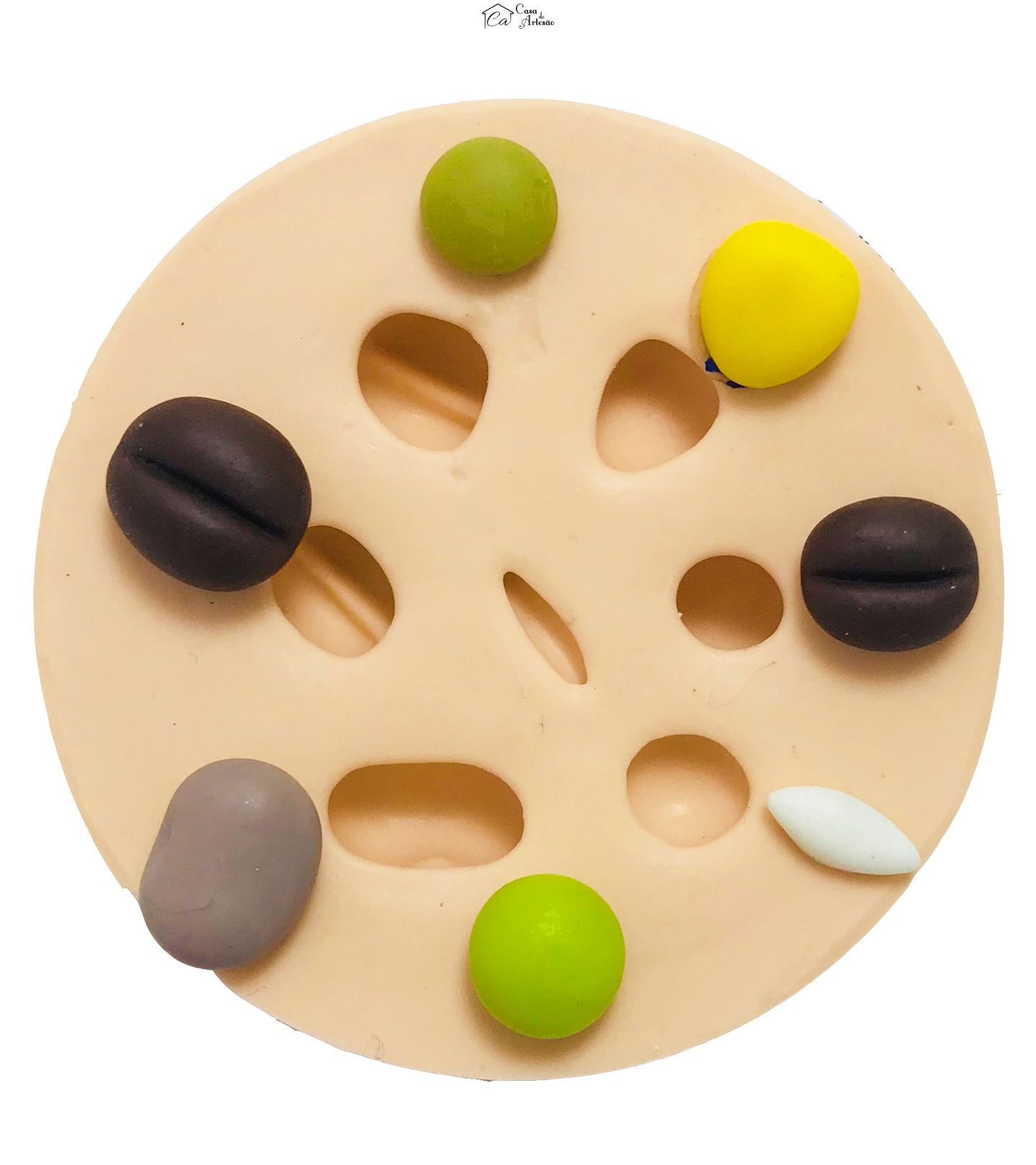 Molde de silicone - Arroz, Lentilha, Ervilha, Milho, Café, Feijao