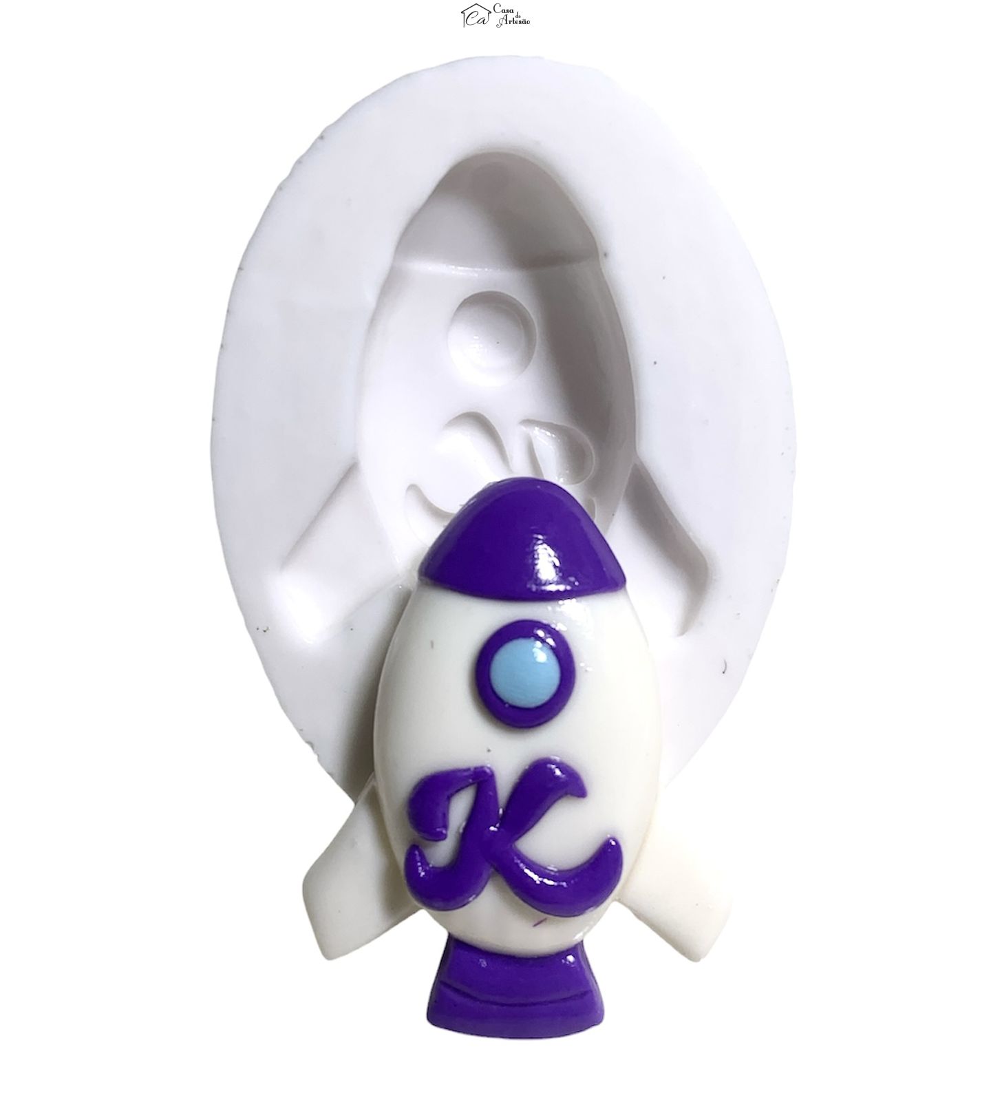 Molde de silicone - Emilly Vick - Foguete - Medio - P1259