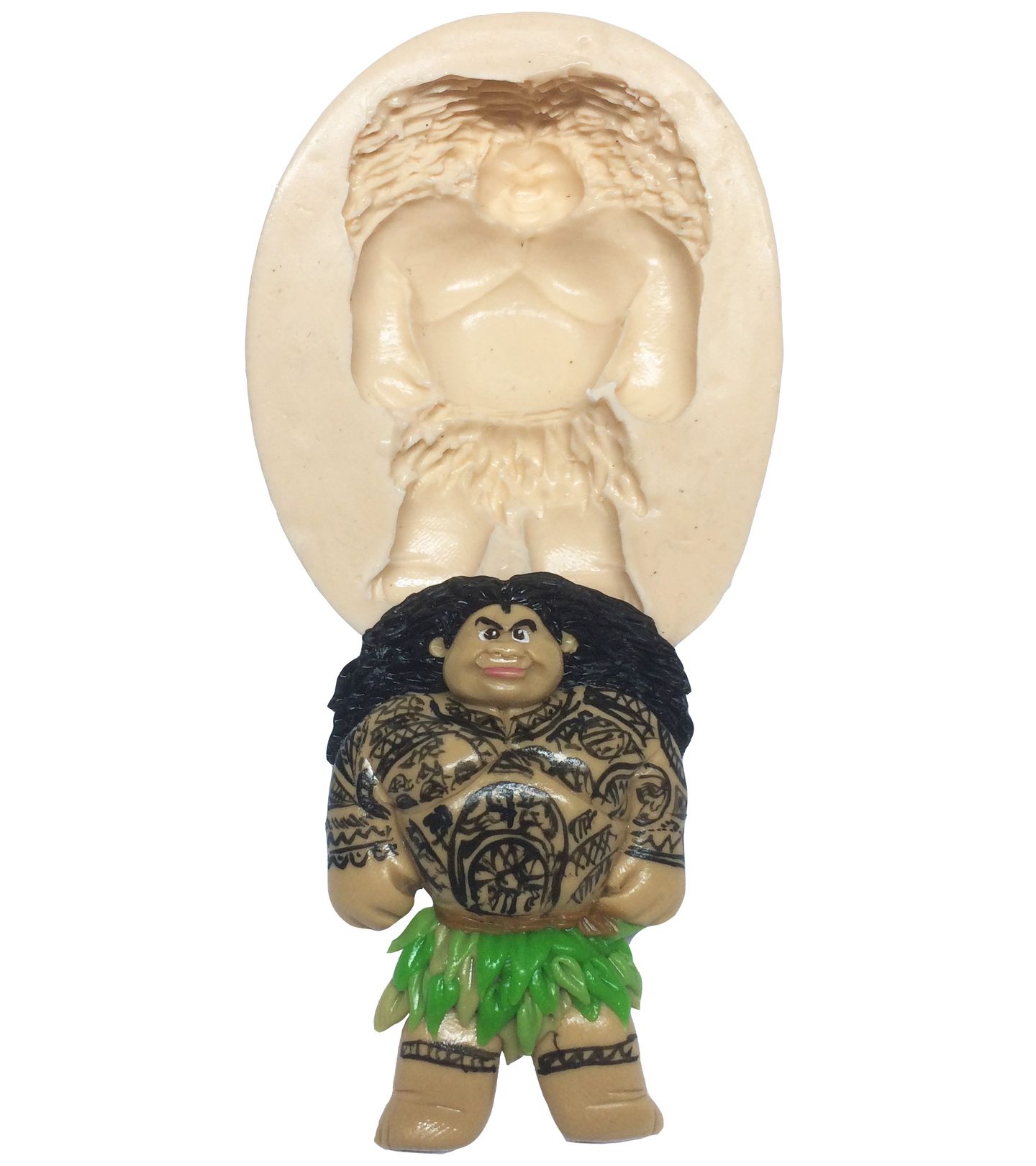 Molde de silicone - Moana - Maui - Semi Deus - Pequeno - P172