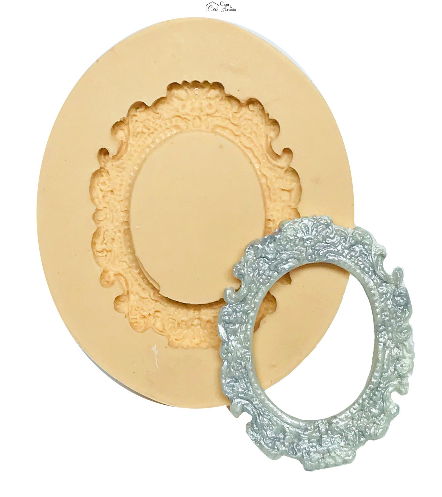 Molde de silicone - Moldura Media - Mod. 02 - P568 / P590