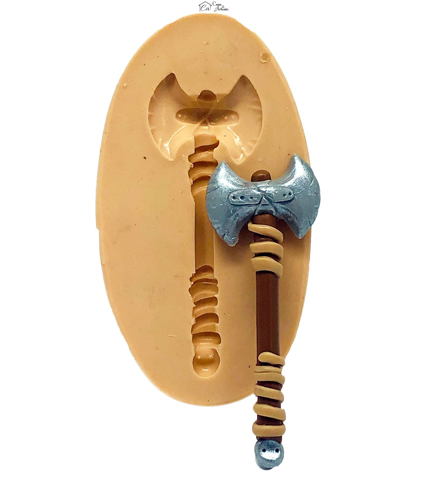 Molde de silicone - Como Treinar seu Dragão - Machado Astrid - Medio - P800