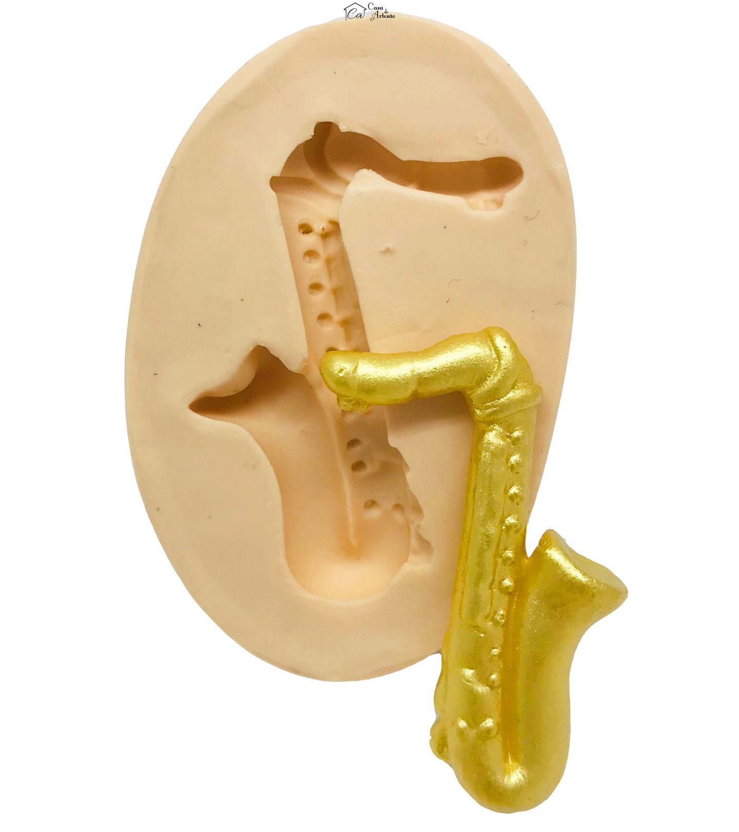 Molde de silicone - Saxofone Ii