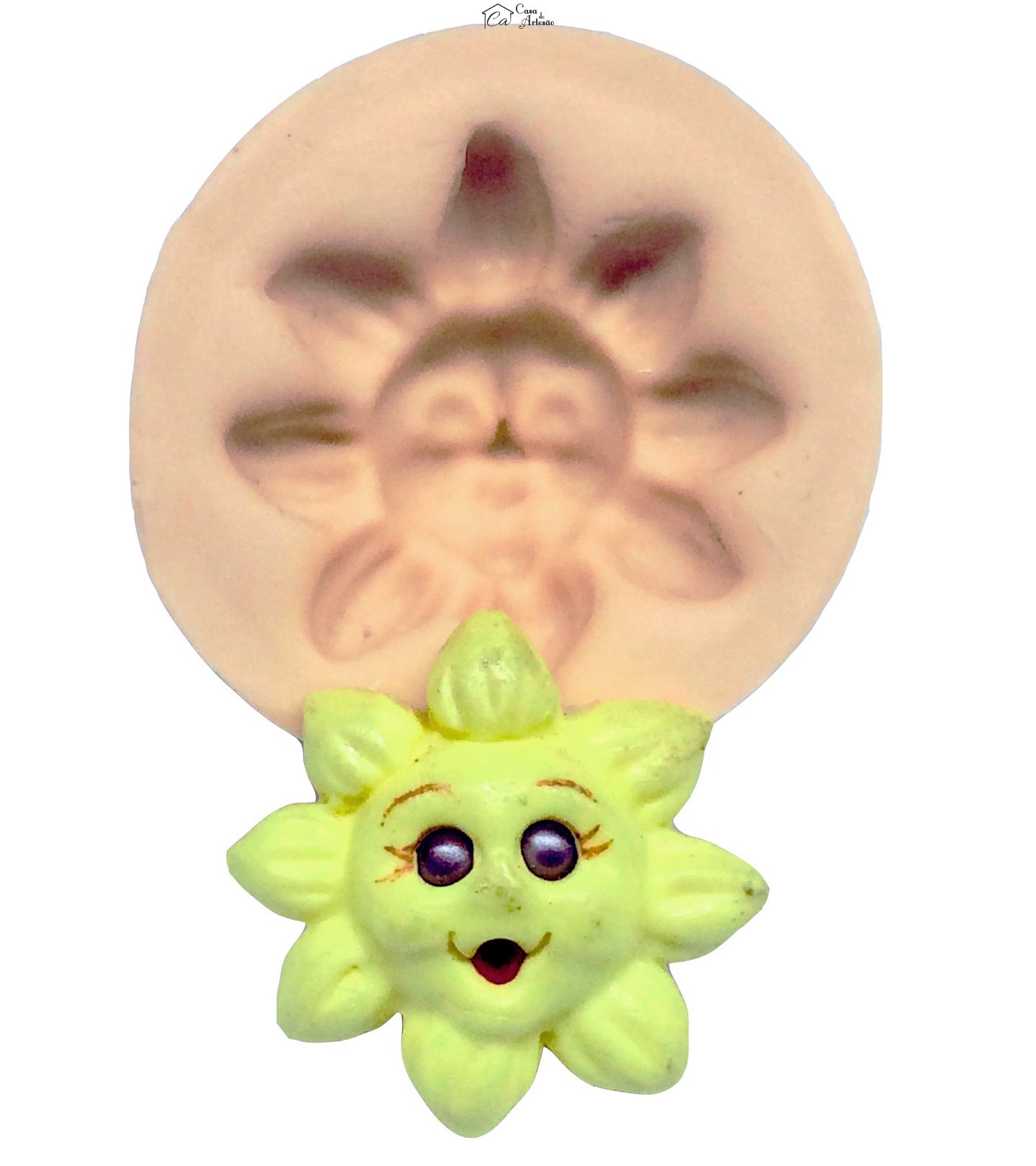 Molde de silicone - Sol Pequeno