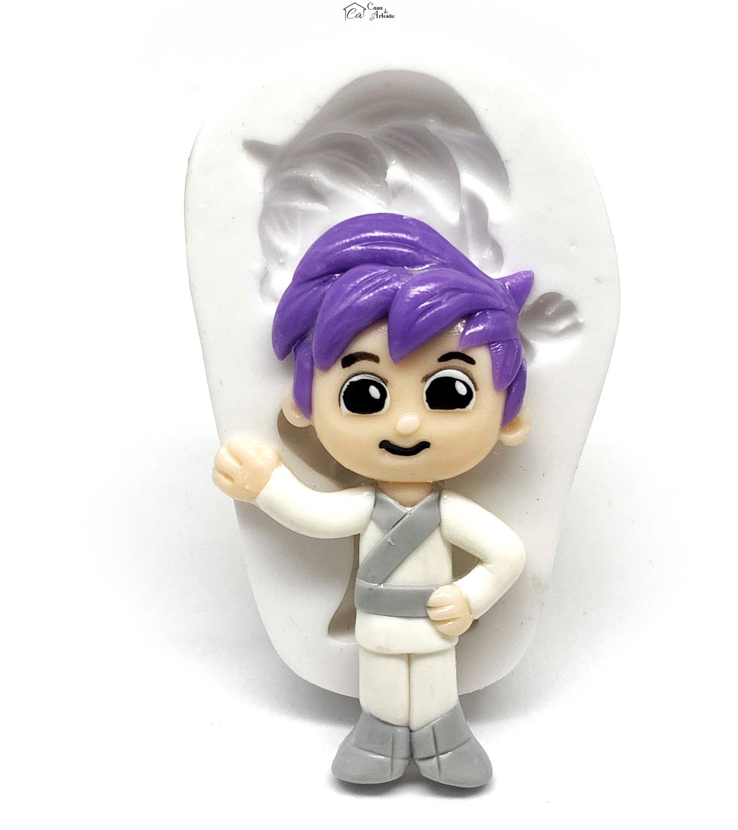 Molde de silicone - Vera e o Reino do Arco Iris - Zee - Grande - P1193