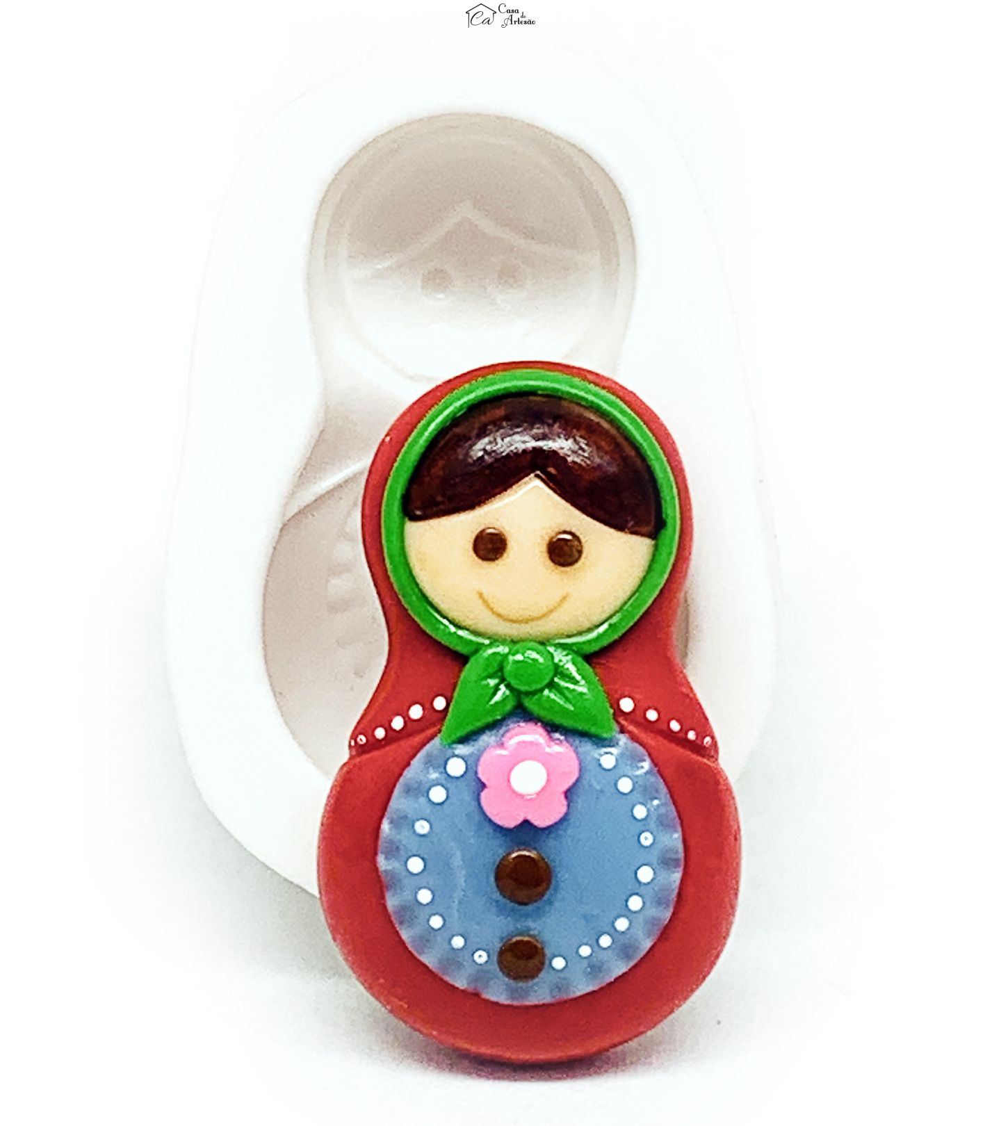 Molde de silicone - Matrioska - Boneca Russa - Super Grande - P1164