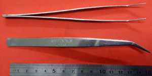 Pinça de Metal Curva - 15 cm