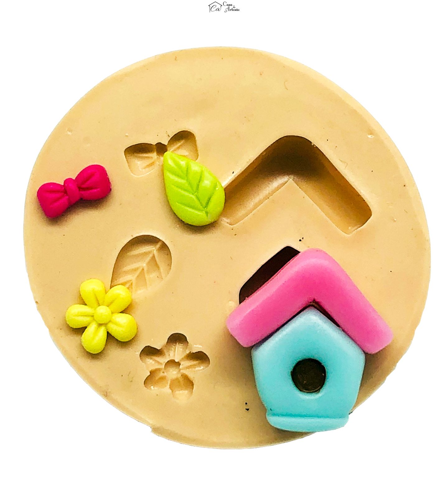 Molde de silicone - Casa de Passarinho - Pequena - P829