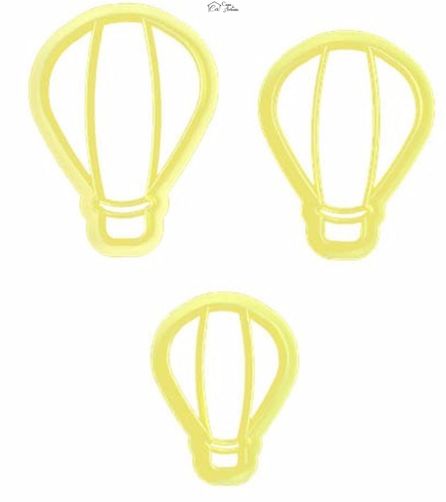 Cortador Blue Star - Balão - (3 pç) - Cod.6580