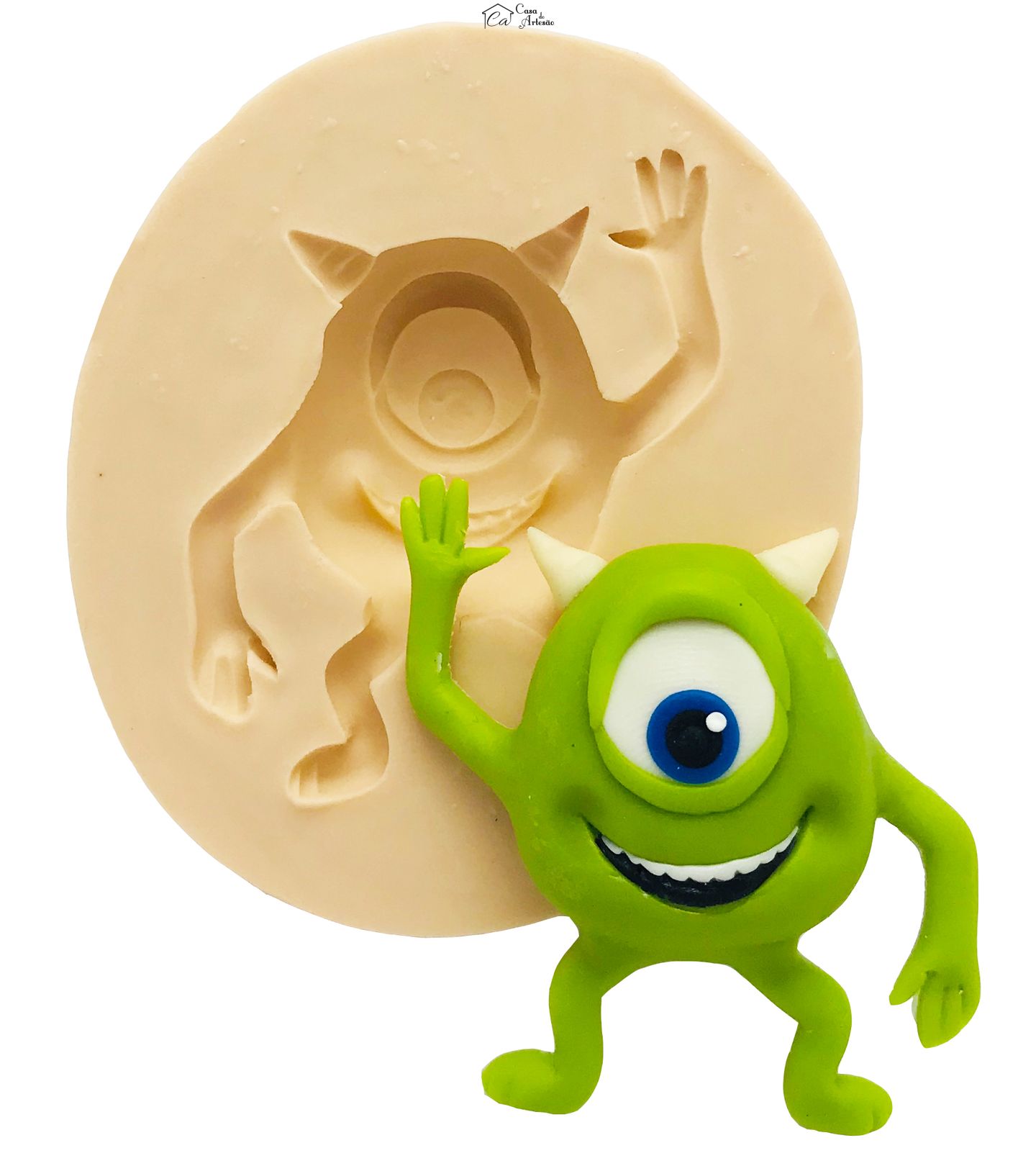 Molde de silicone - Monstros S/A - Mike - Medio - P454