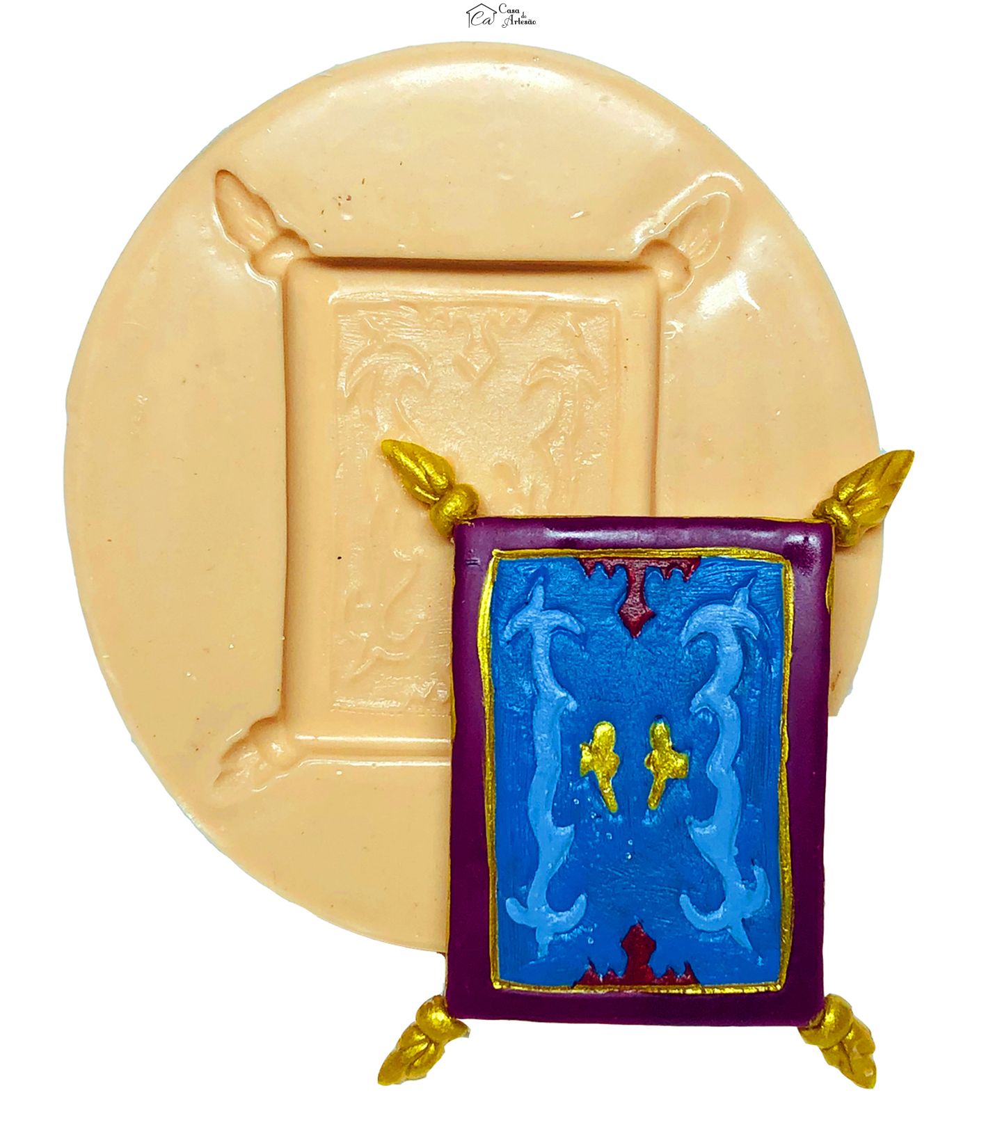 Molde de silicone - Aladim - Tapete - Medio - P665