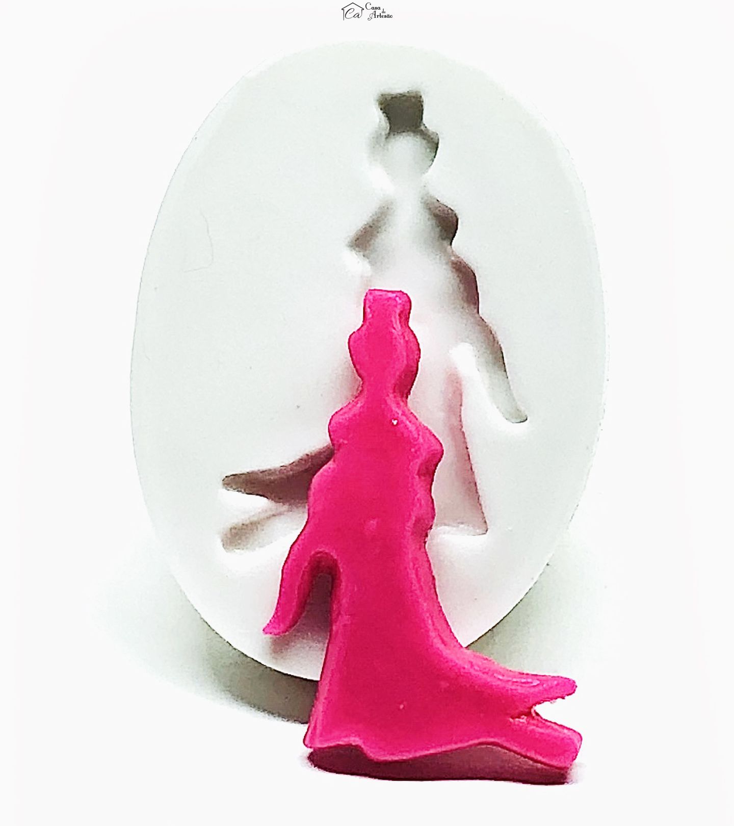 Molde de silicone - Princesas - Mulan - Sombra - Pequena - P971