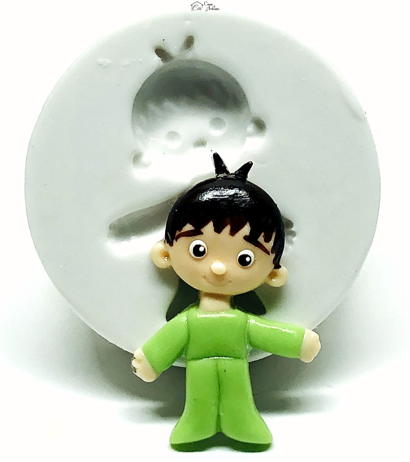 Molde de silicone - Baby Tv - Charlie - Pequeno - P1034