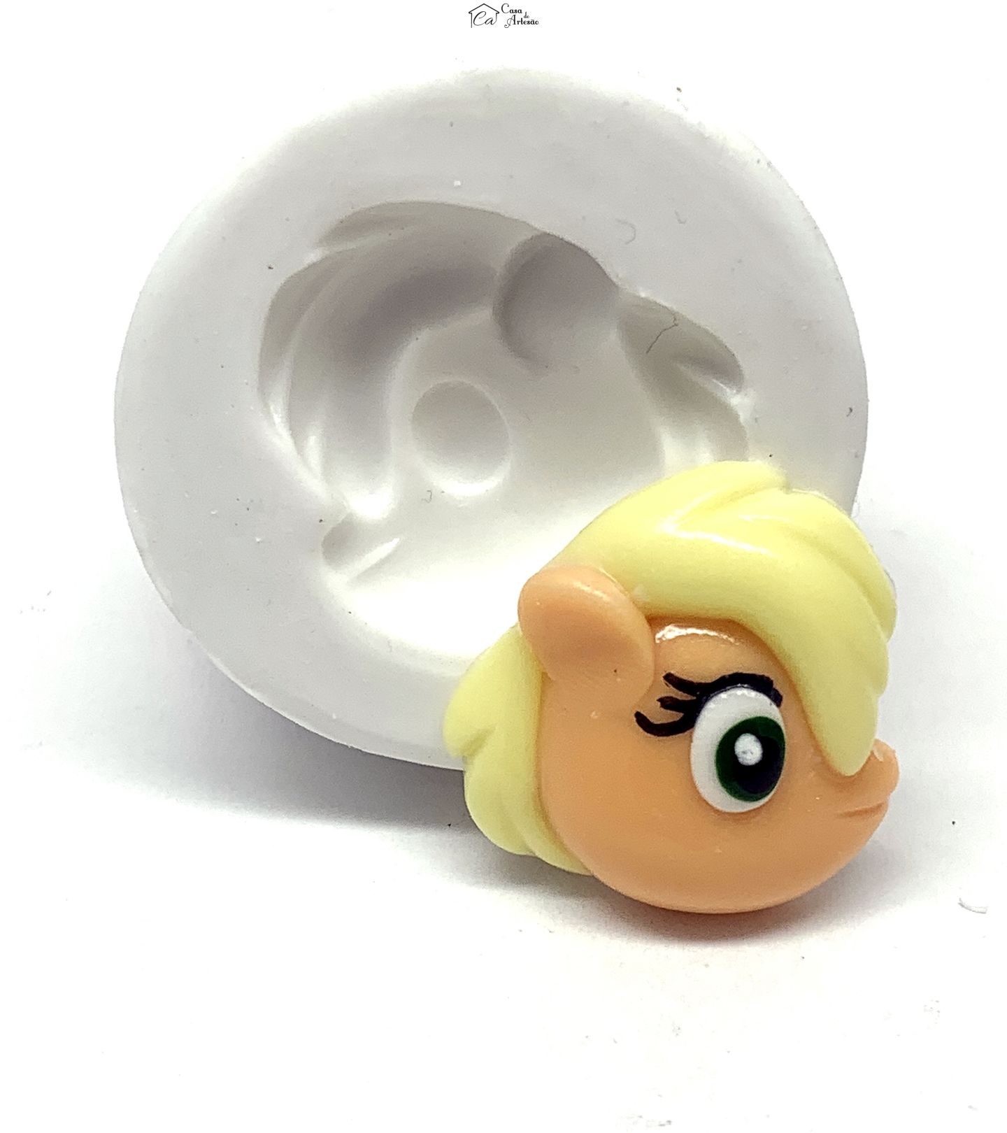 Molde de silicone - Meu Pequeno Ponei - Rosto Applejack - Pequeno - P1199