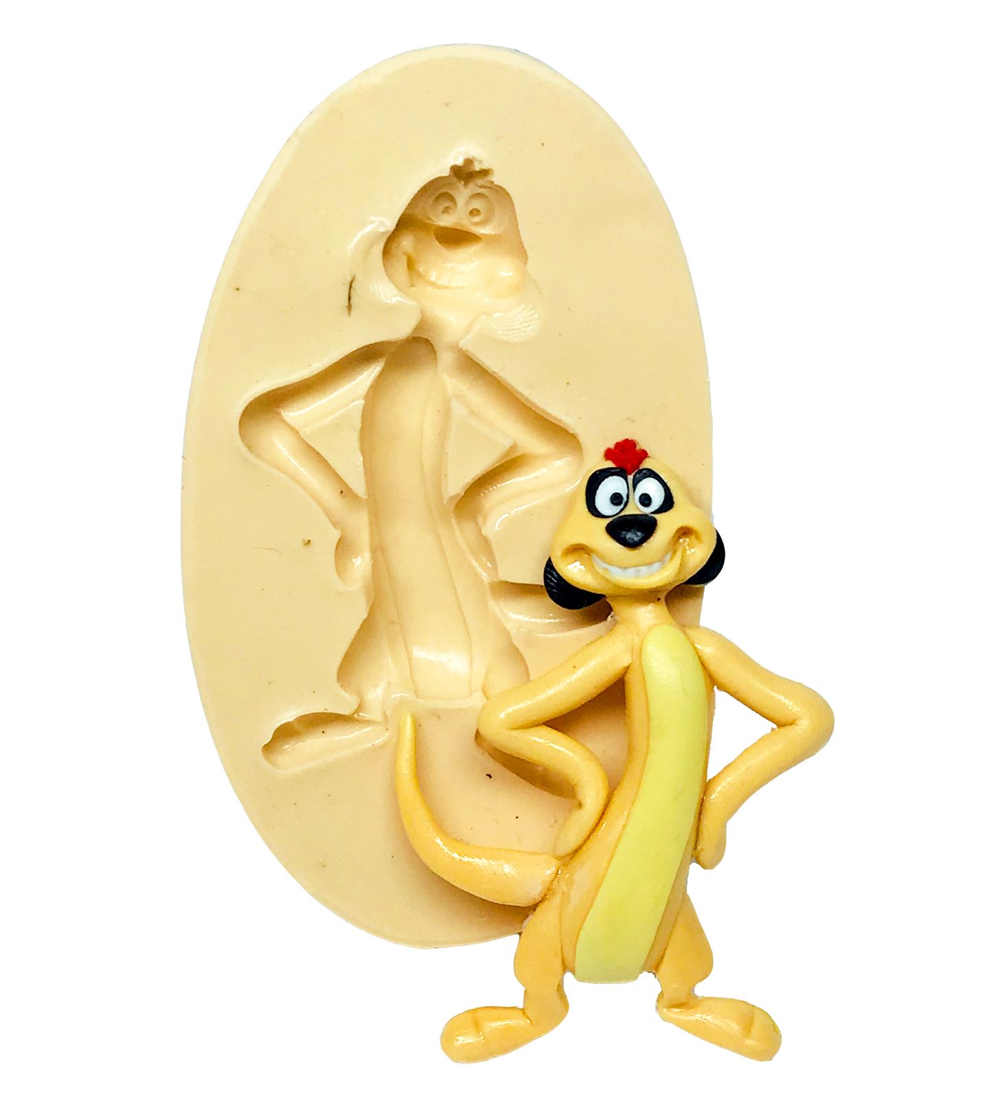 Molde de silicone - Rei Leão - Timão - Grande - P623